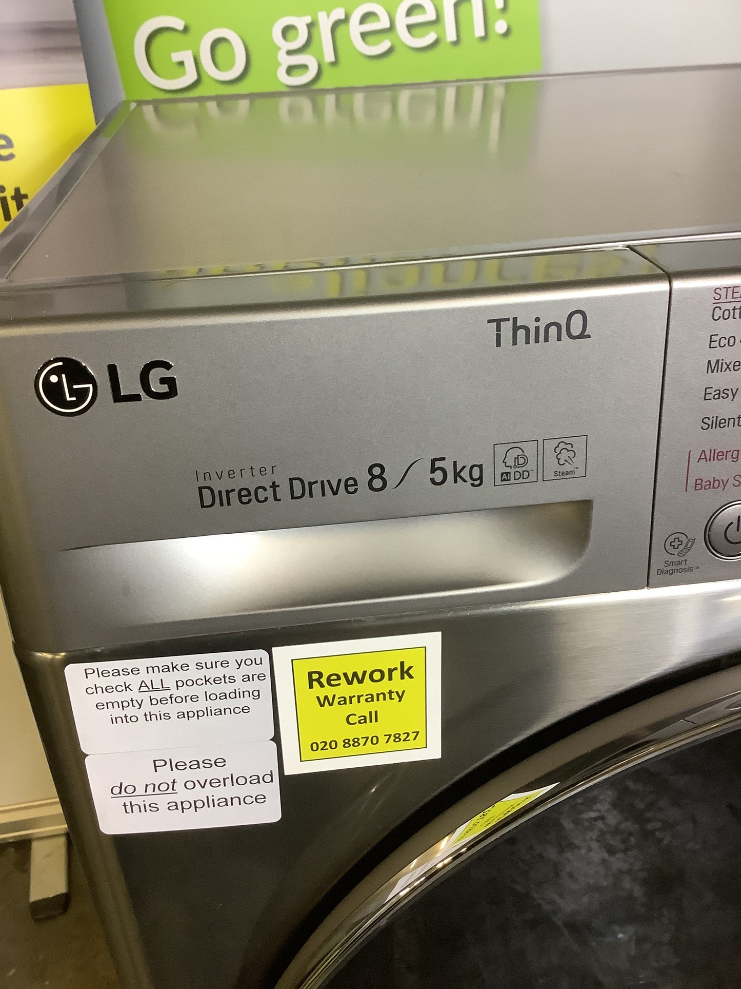 LG Washer Dryer FWV685WSE L45983