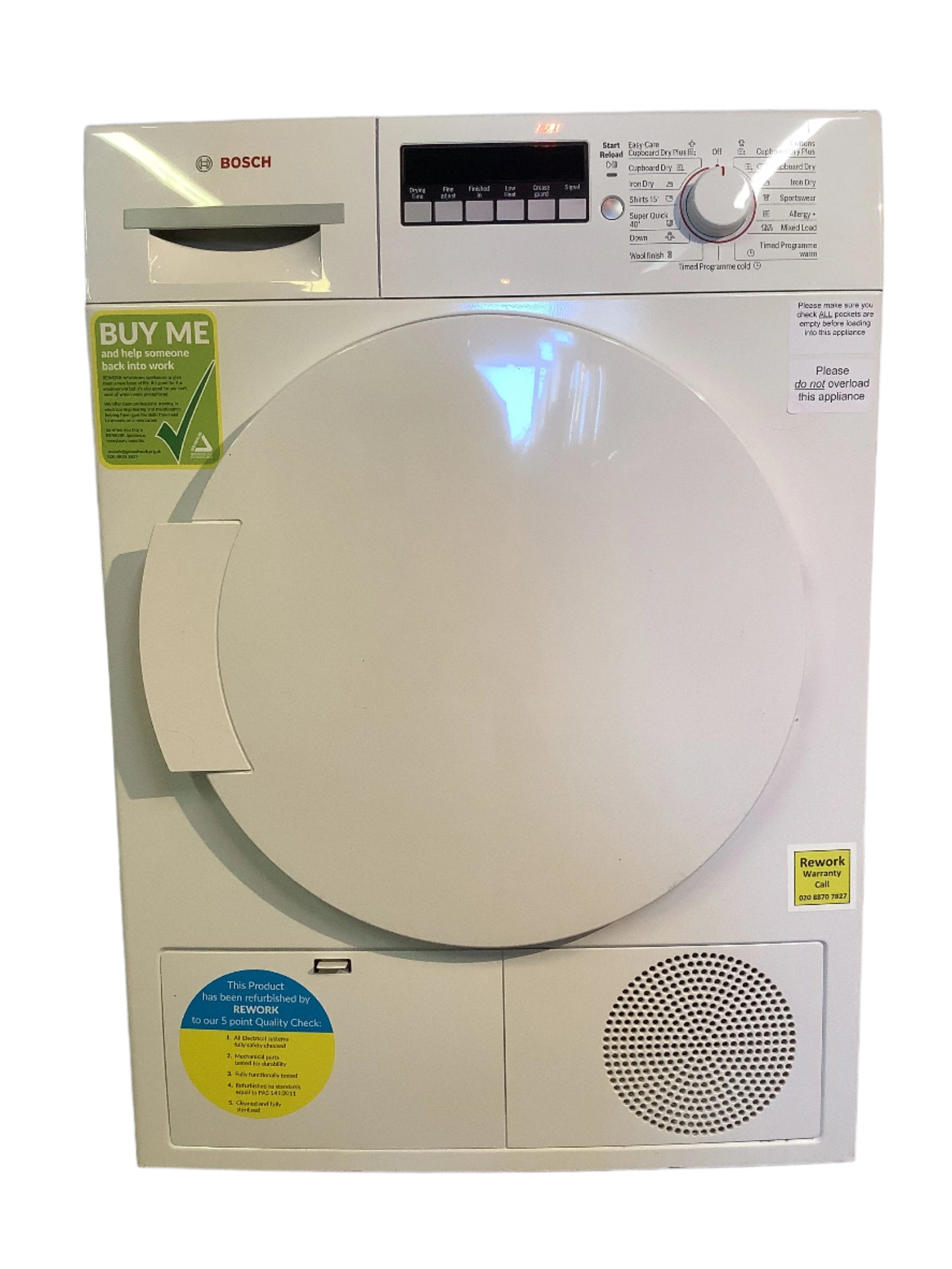 Bosch 8kg Tumble Dryer WTB84200GB L48113