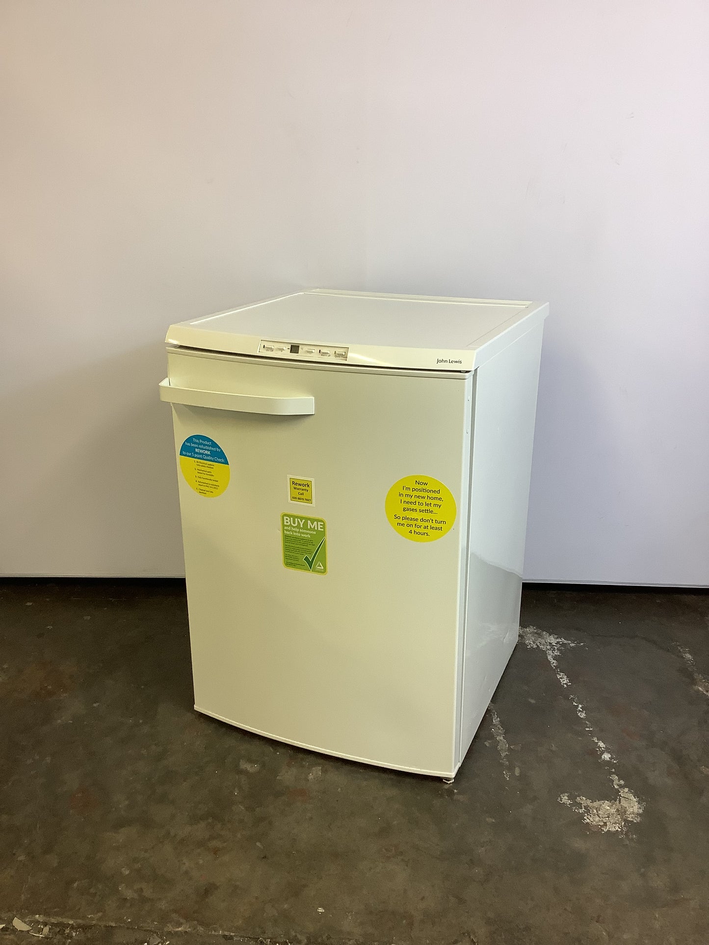 John Lewis Undercounter Freezer JLW6010 L49314