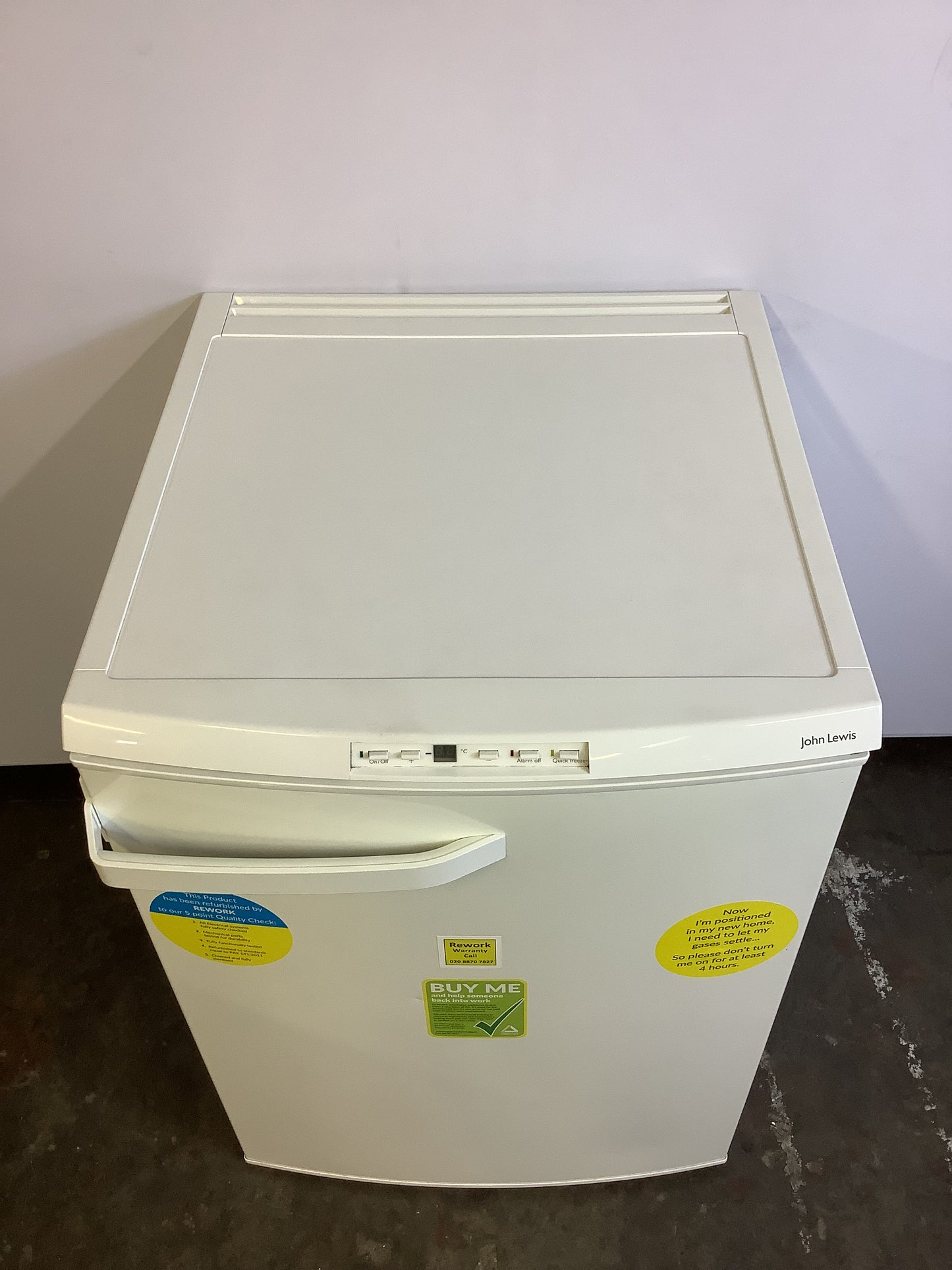 John Lewis Undercounter Freezer JLW6010 L49314