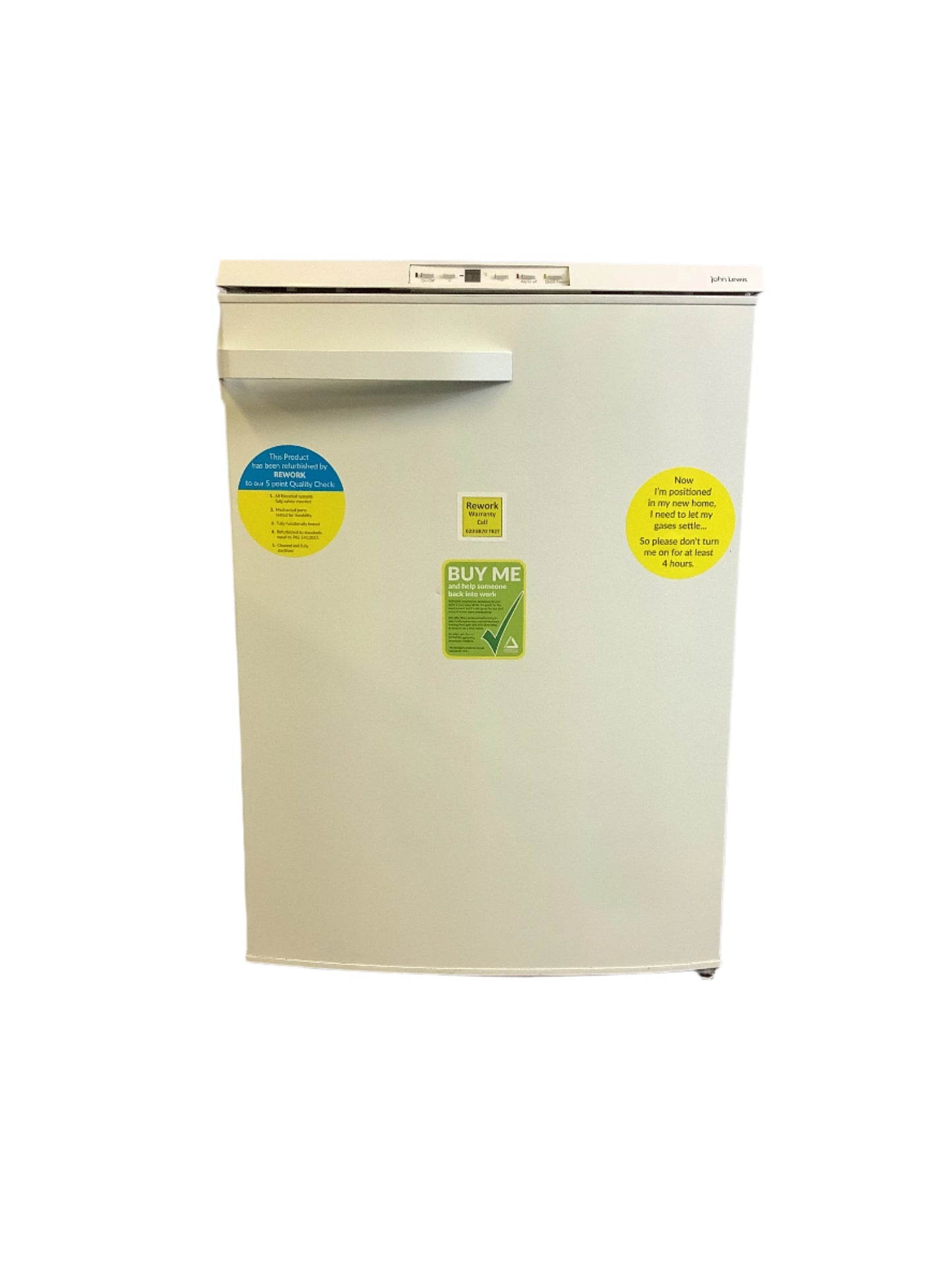 John Lewis Undercounter Freezer JLW6010 L49314