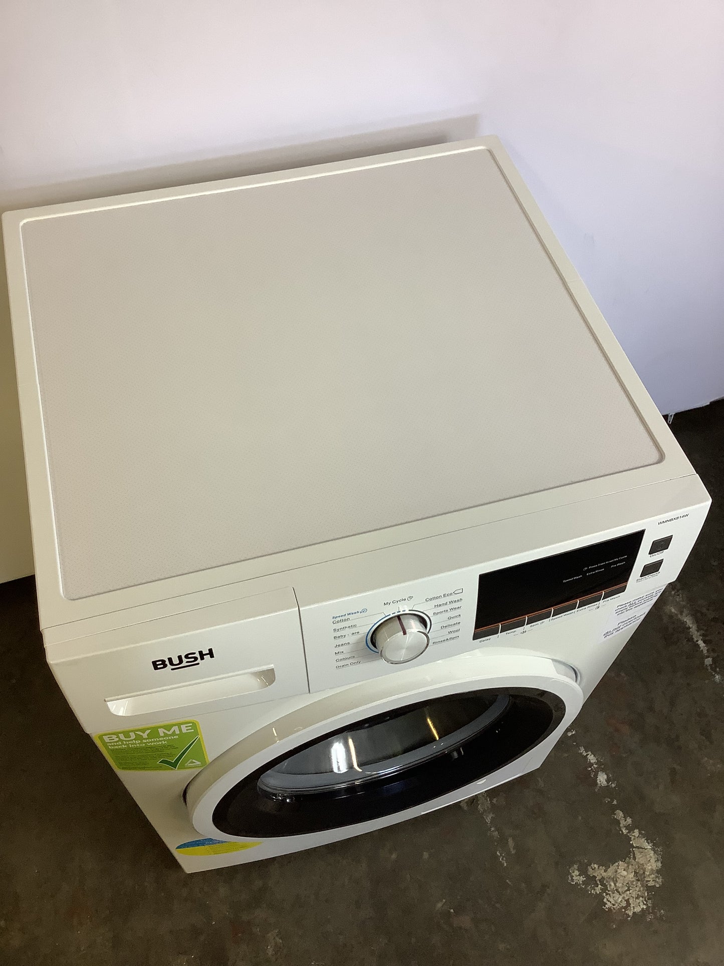 Bush 8kg Washing Machine 8kg WMNBX814W L49396