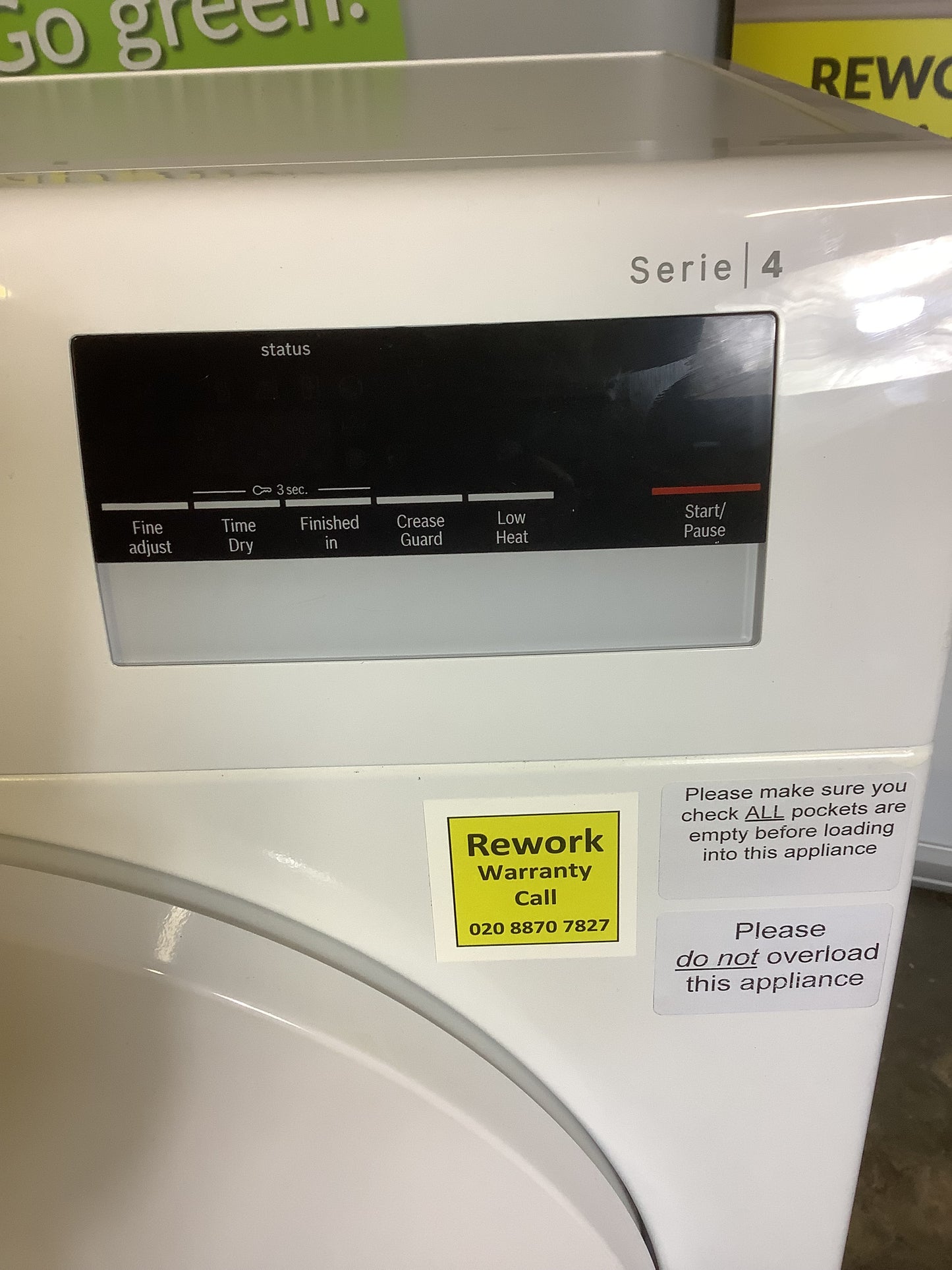 Bosch Tumble Dryer WTN83200GB/03 L47525