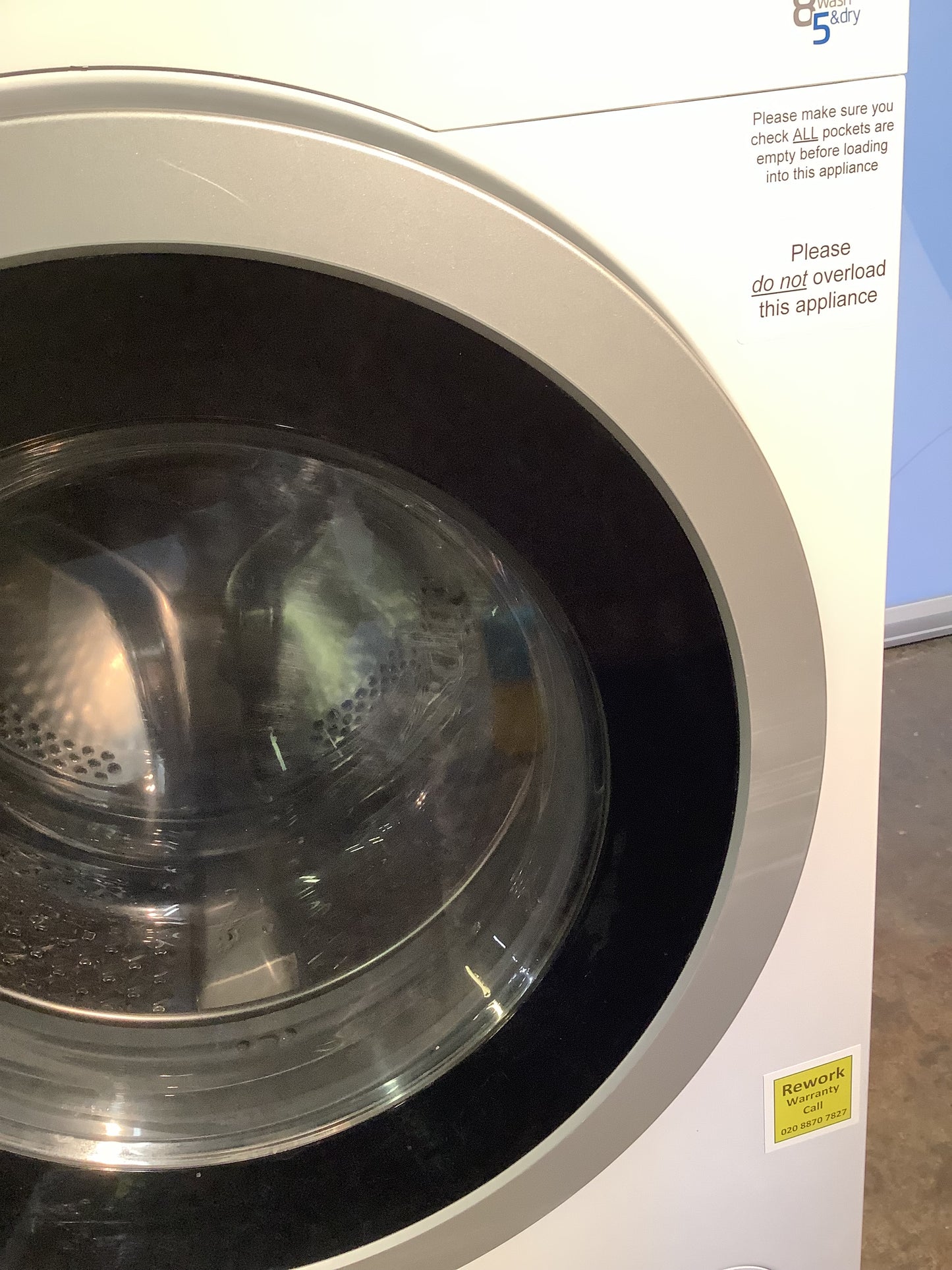 Beko Washer Dryer WDX8543130W L47811