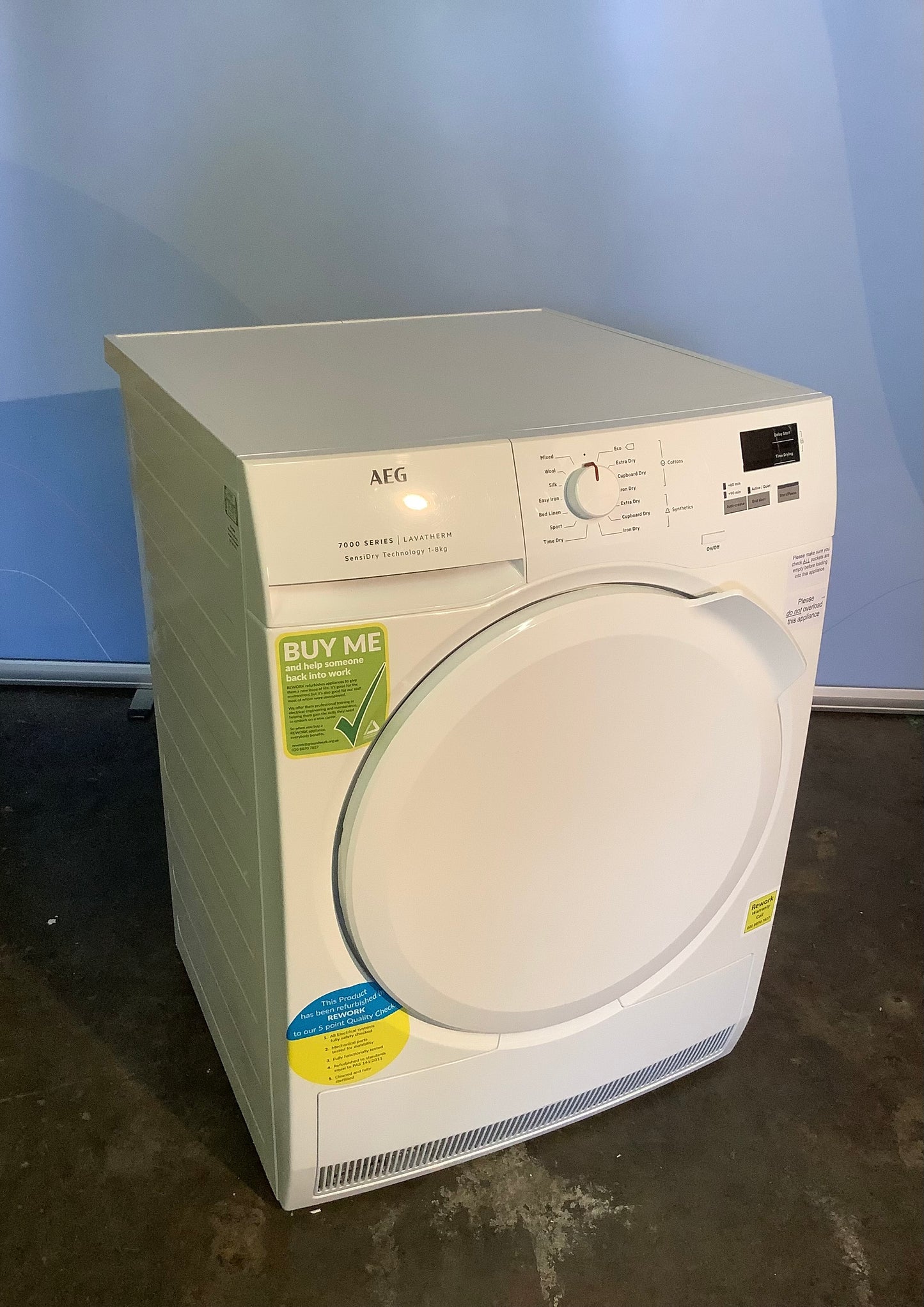 AEG 8kg Tumble Dryer T7DBK840N L48680