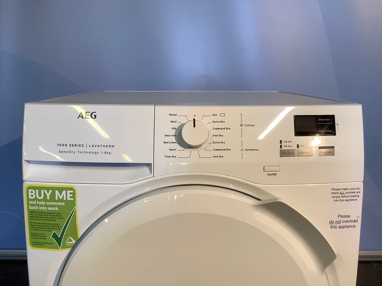 AEG 8kg Tumble Dryer T7DBK840N L48680
