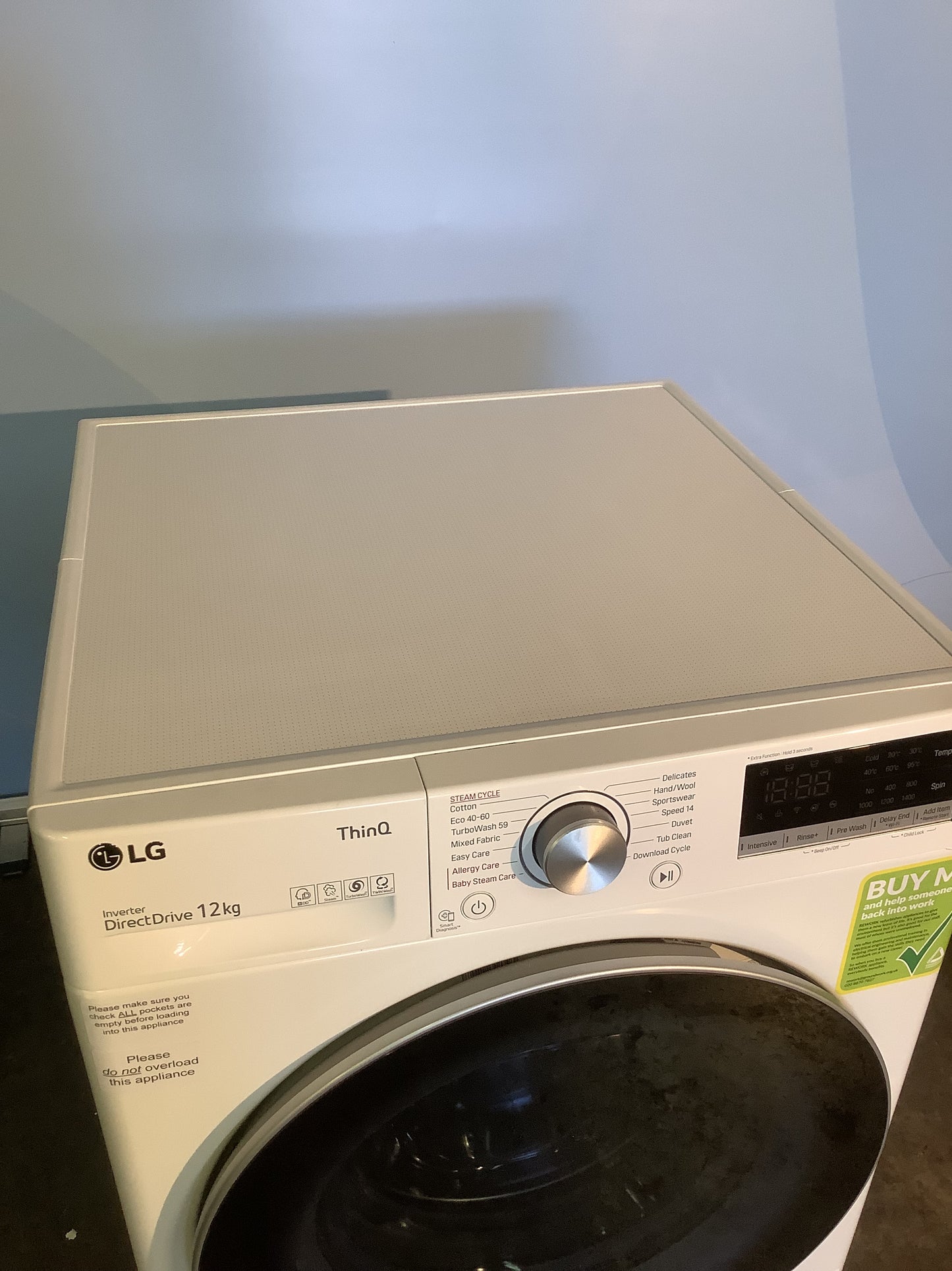 LG 12kg Washing Machine F4V712WTSE L48572