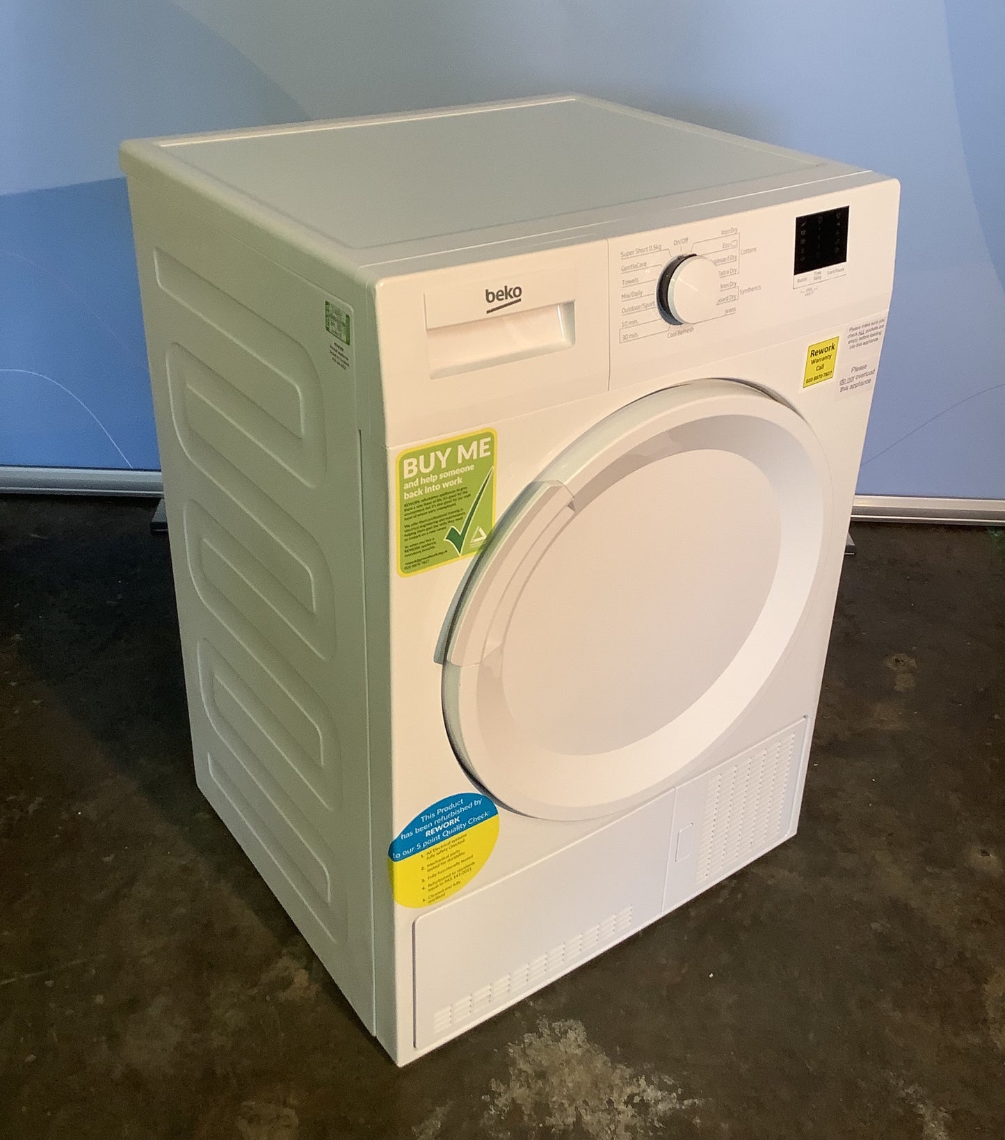 Beko 9kg Tumble Dryer DCR93161W L48760