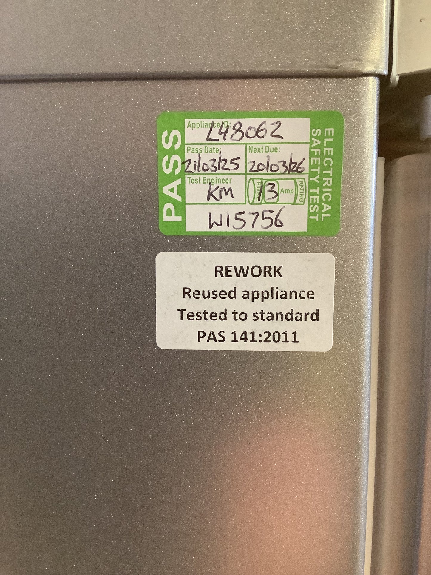 Beko Fridge Freezer CDA539FW-2 L48062