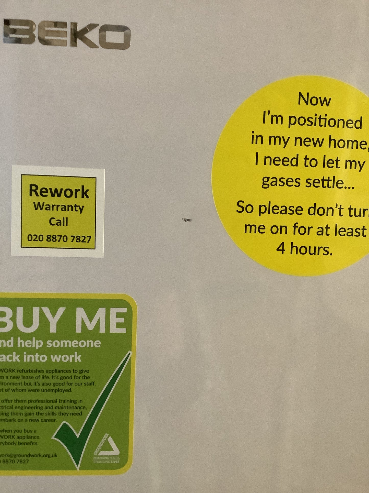 Beko Fridge Freezer CXF5104W L48017