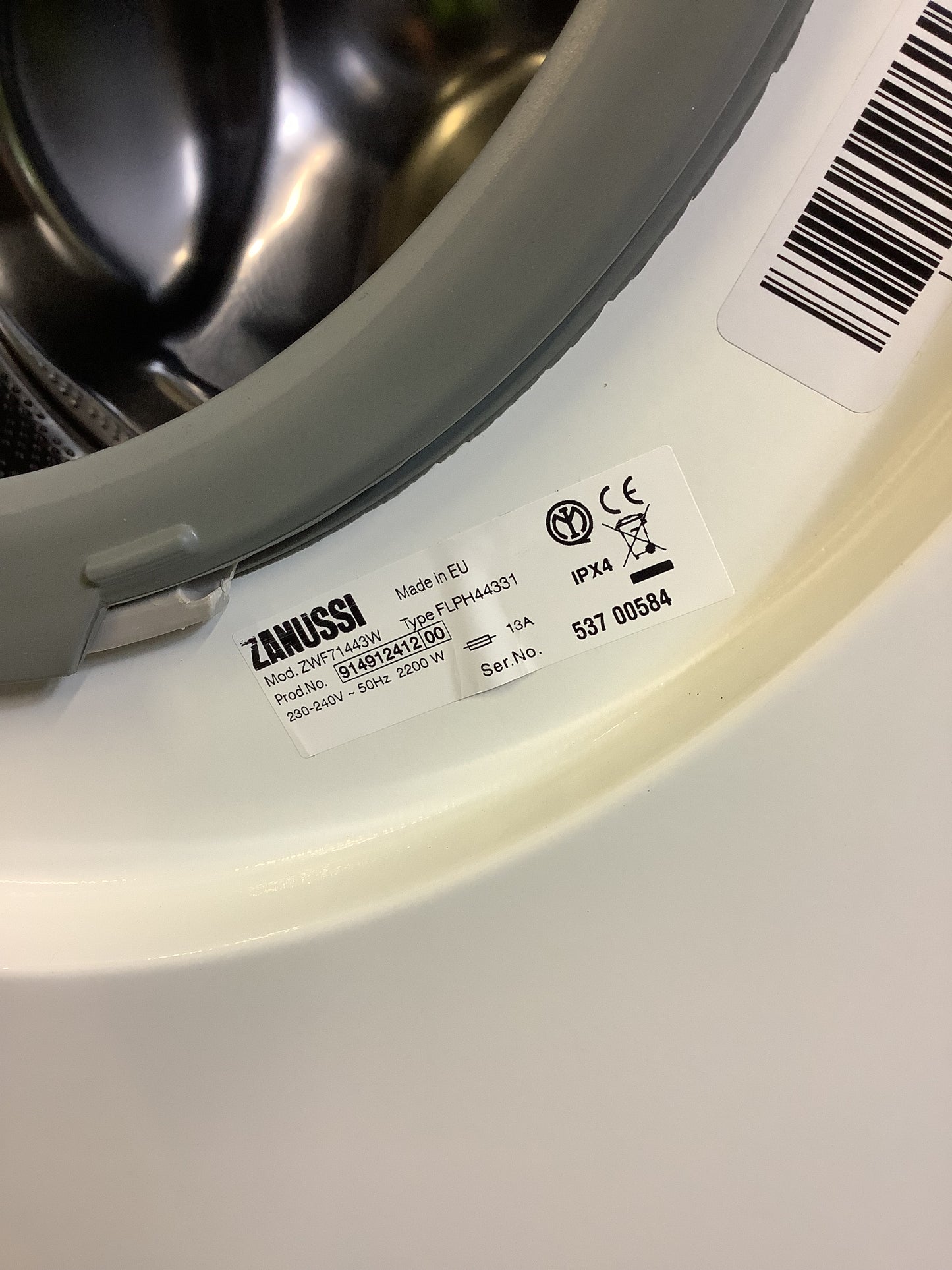 Zanussi 7kg Washing Machine ZWF71443W L49433