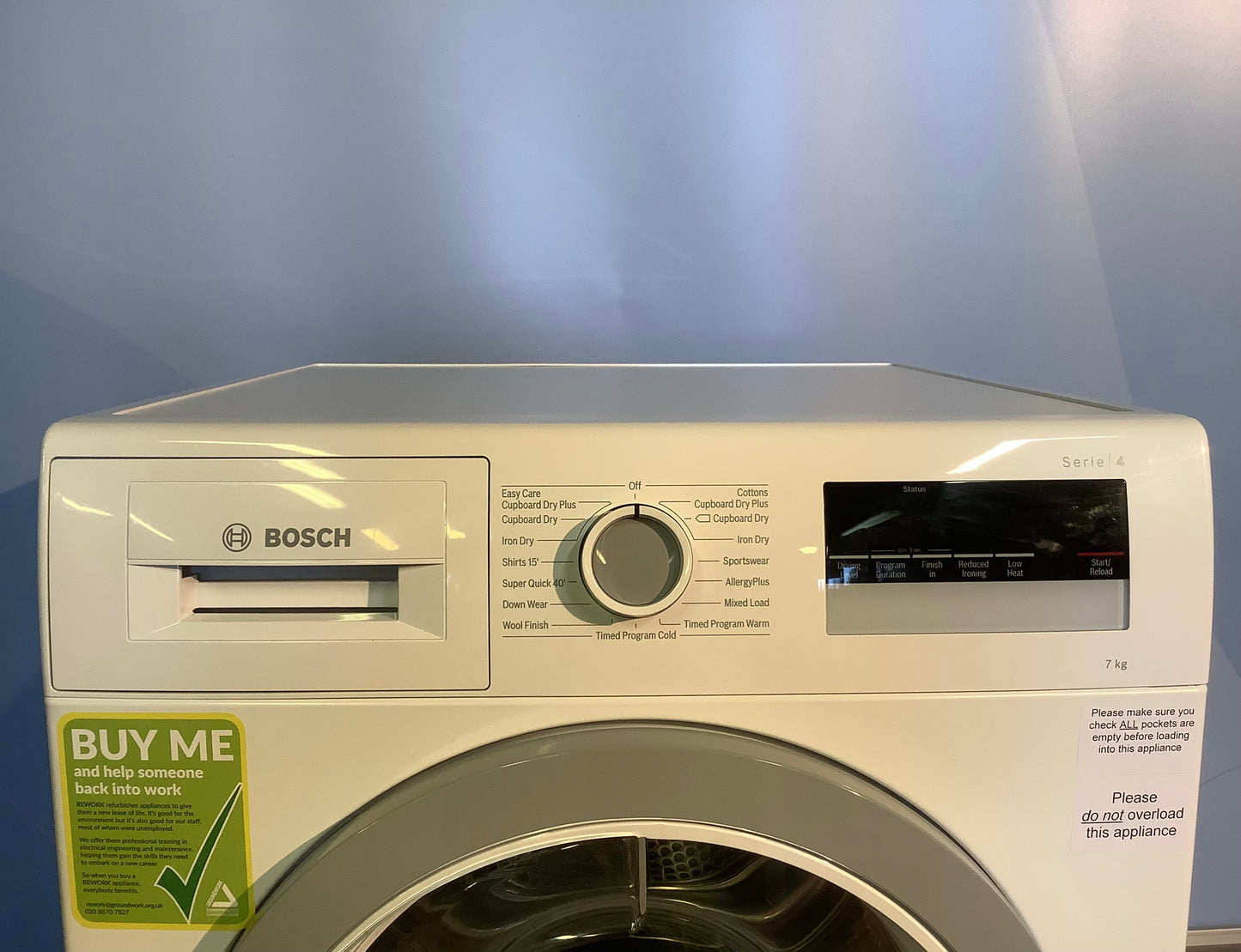 Bosch 7kg Tumble Dryer WTN85201GB L48764