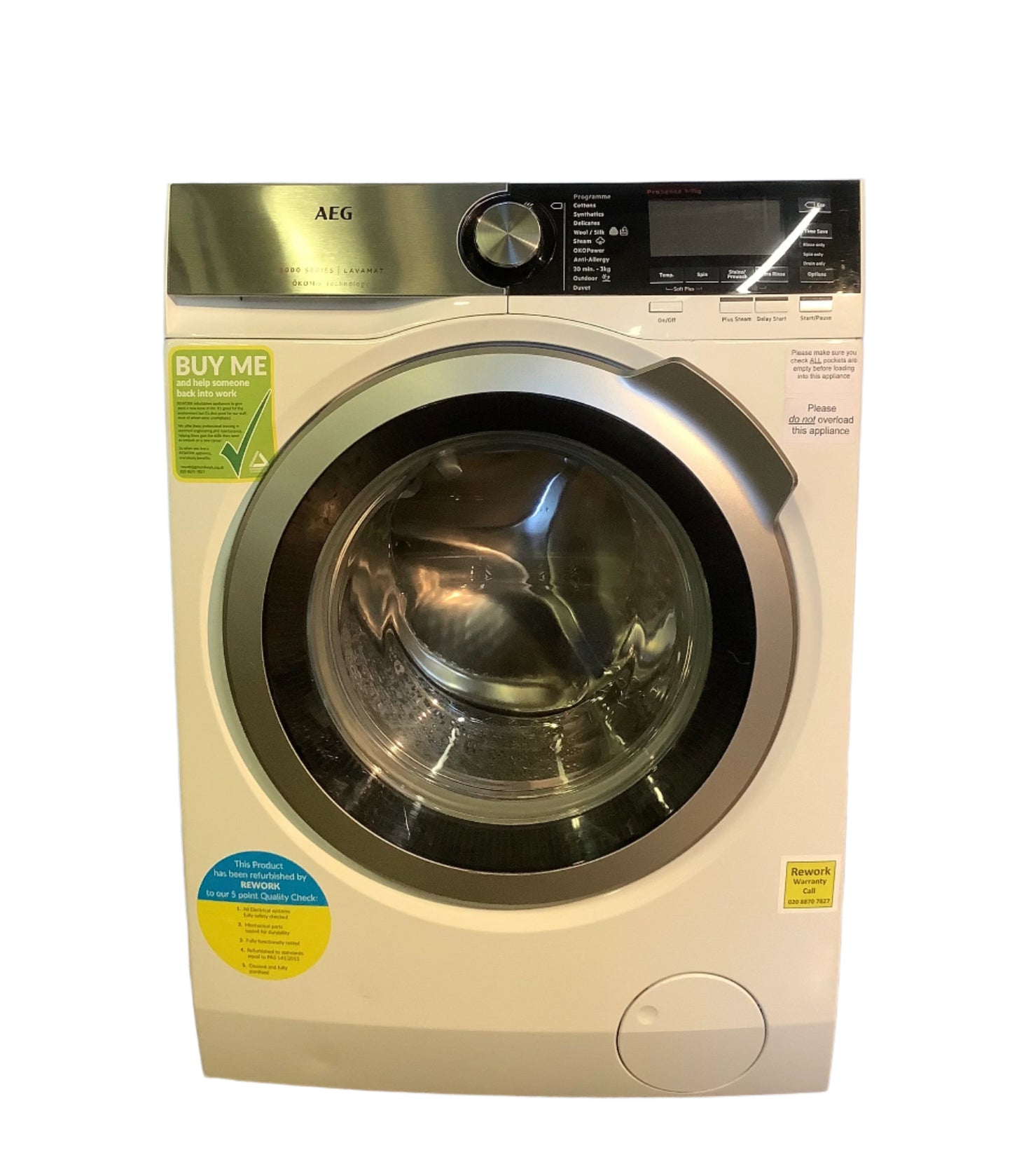 AEG 9kg Washing Machine L8FEC946R L48719