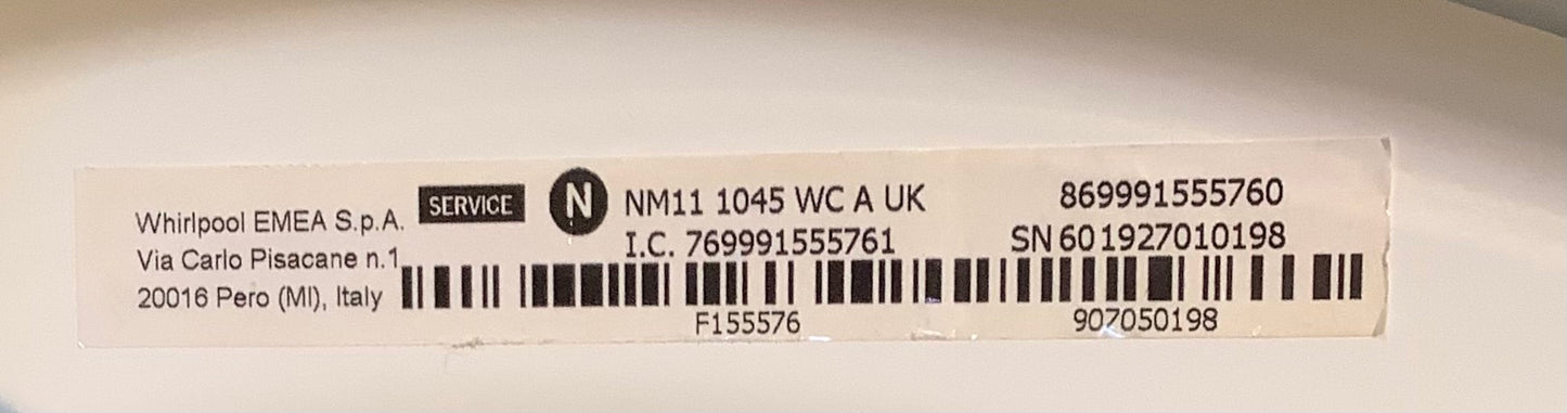 Hotpoint 10kg Washing Machine NM111045WC L48804