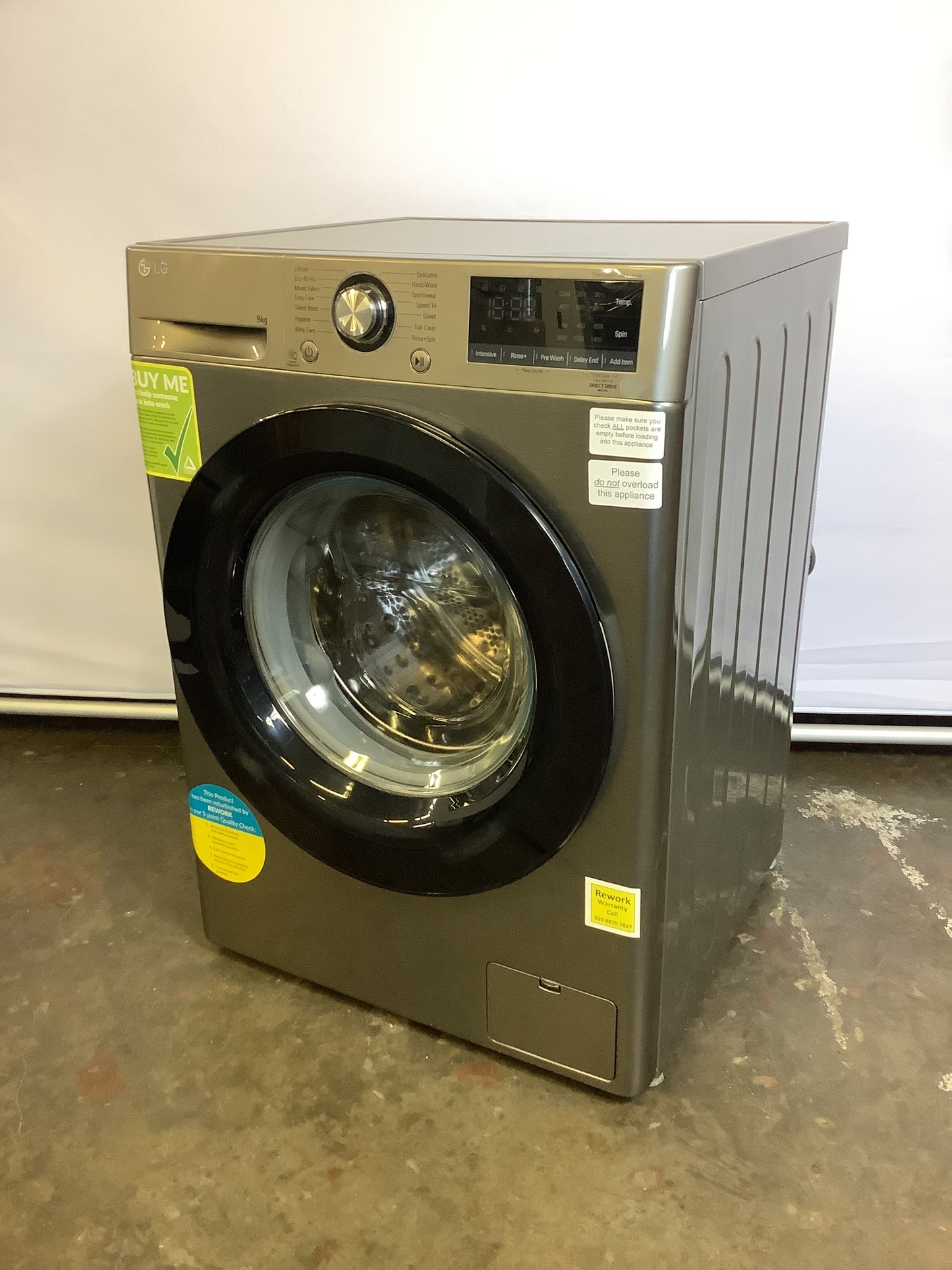 LG 9kg Washing Machine {WiFi} F4V309SNE L48337