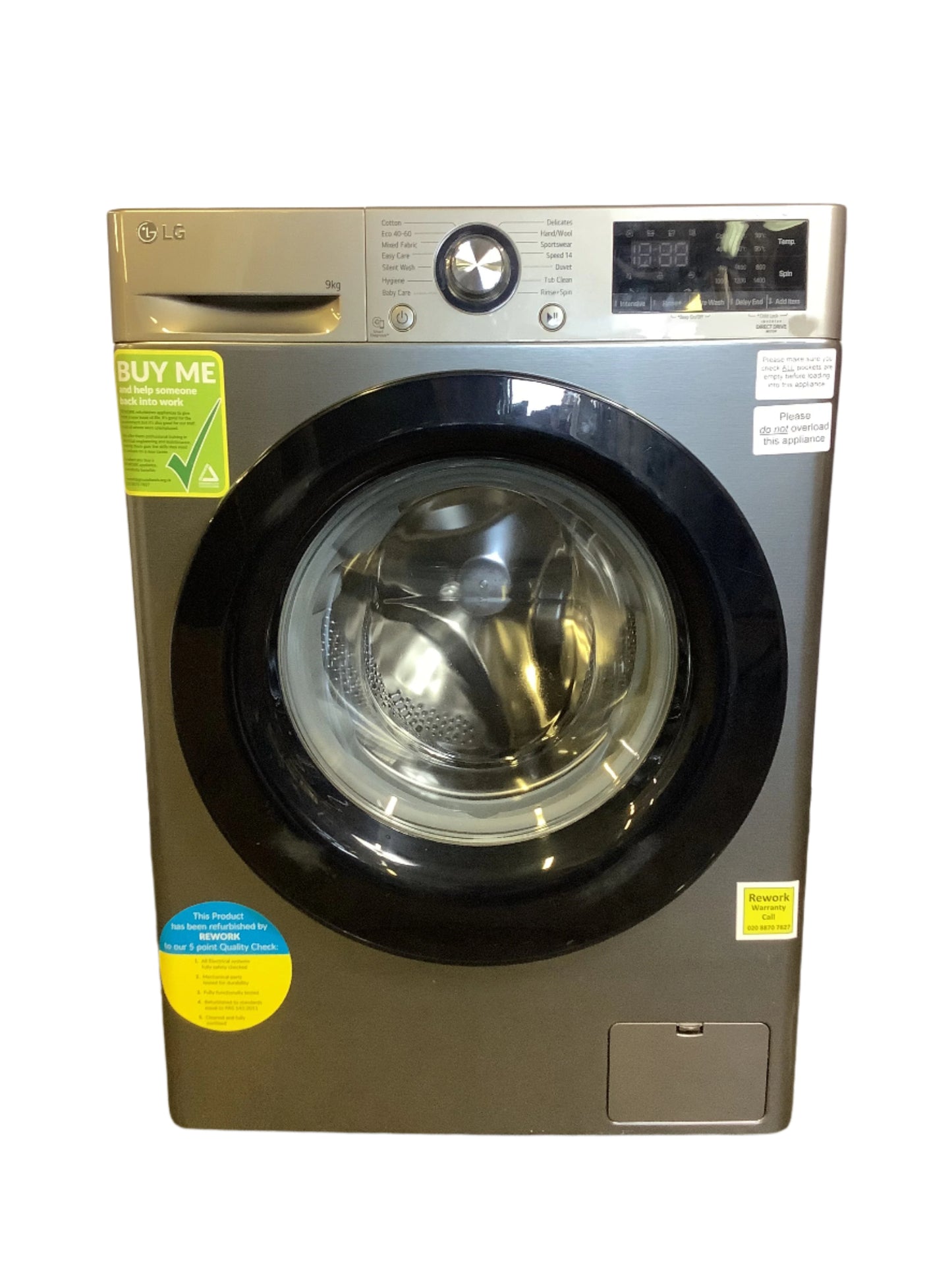 LG 9kg Washing Machine {WiFi} F4V309SNE L48337