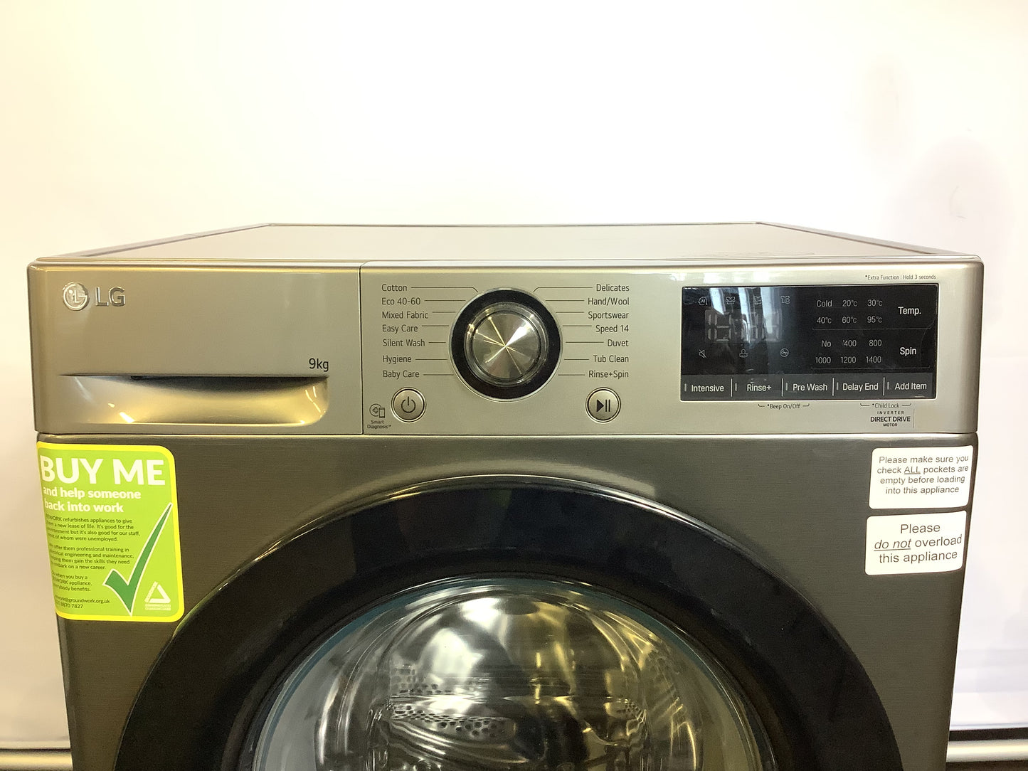 LG 9kg Washing Machine {WiFi} F4V309SNE L48337