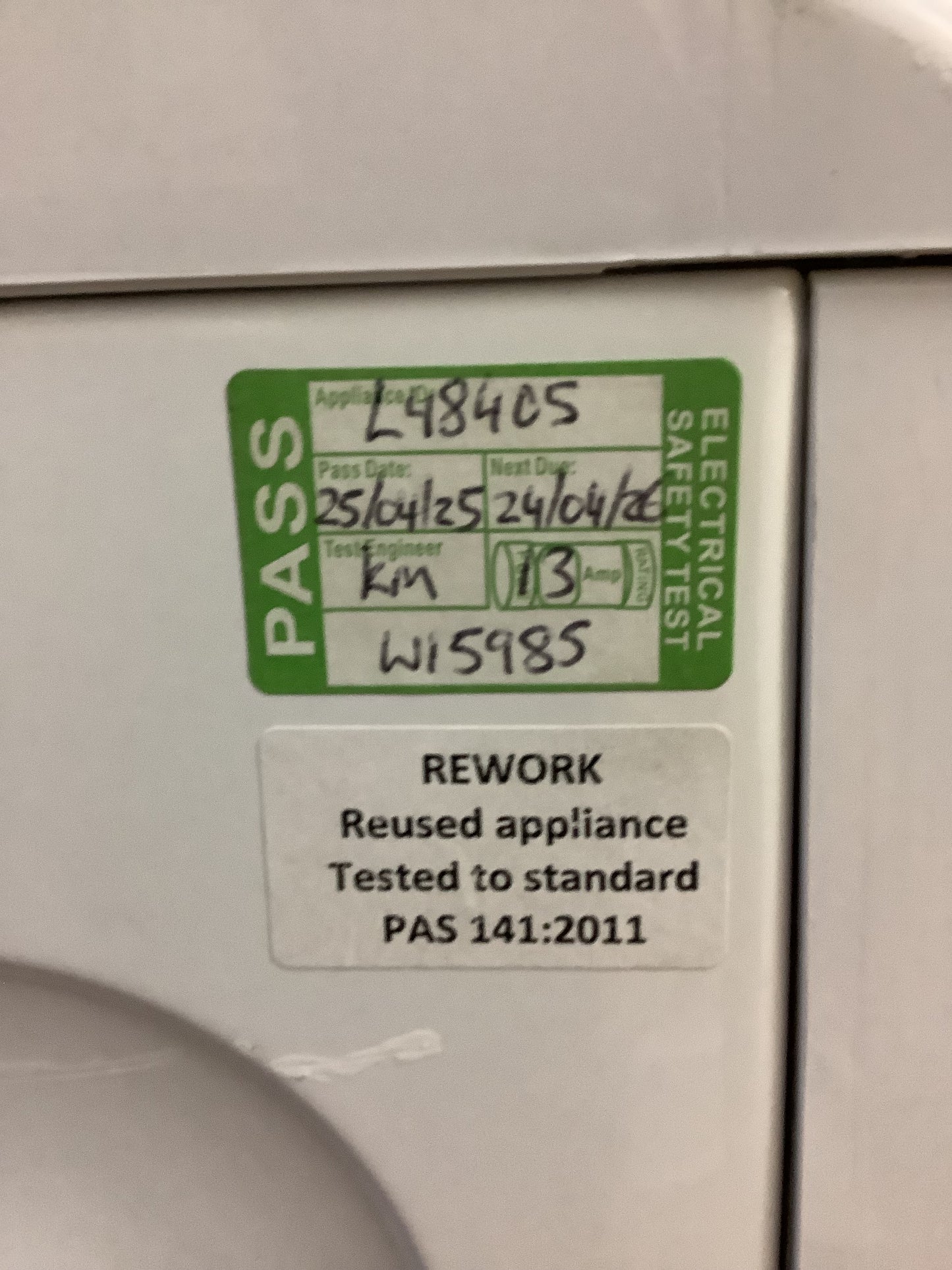 Beko 7kg Washing Machine WM94145W L48405