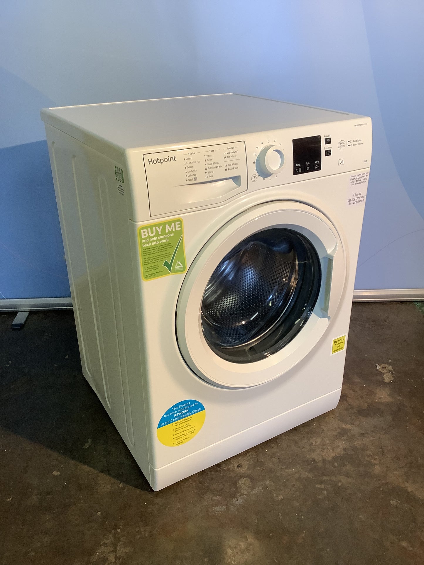 Hotpoint 9kg Washing Machine NSWR963C L48406