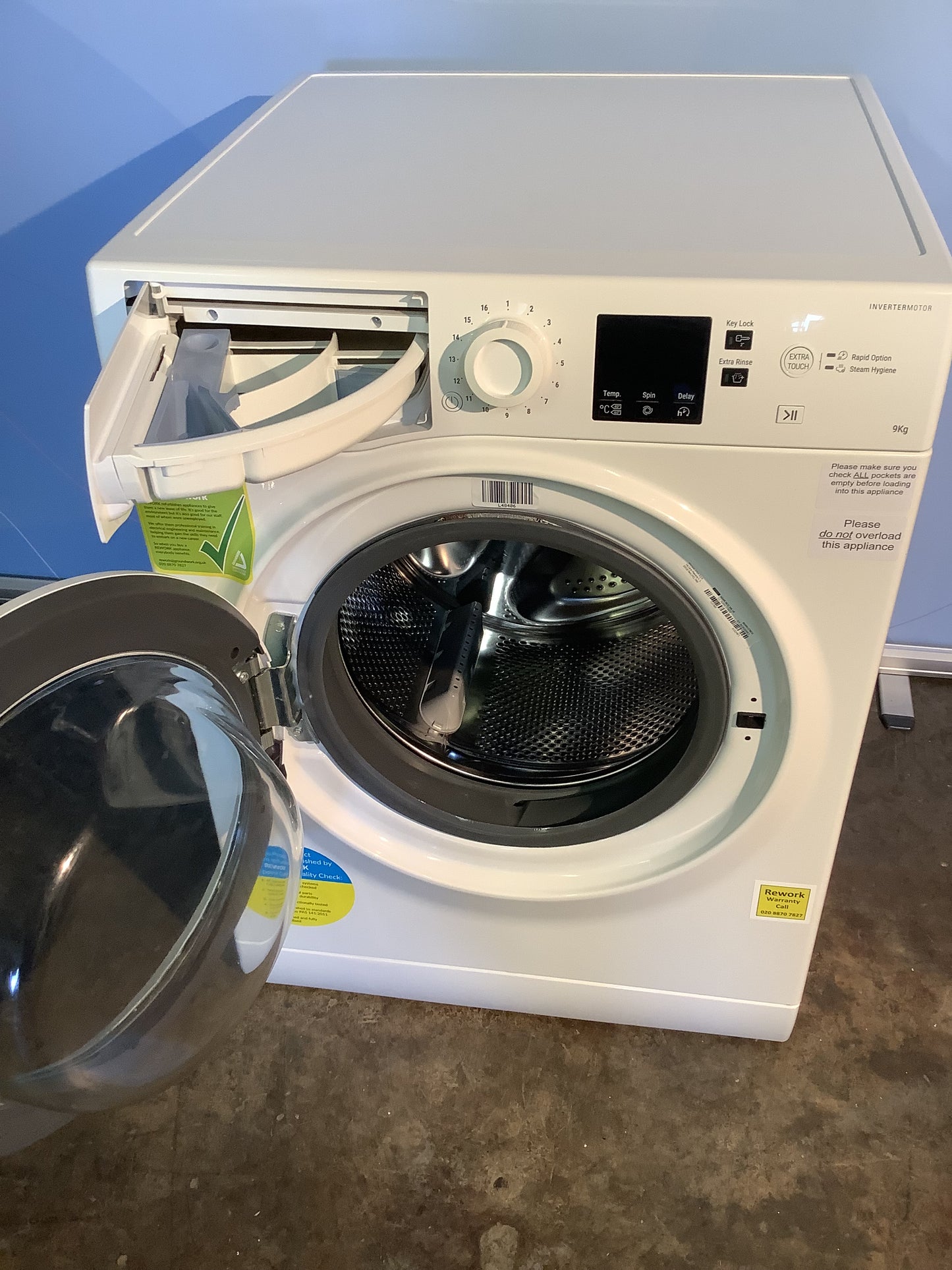 Hotpoint 9kg Washing Machine NSWR963C L48406
