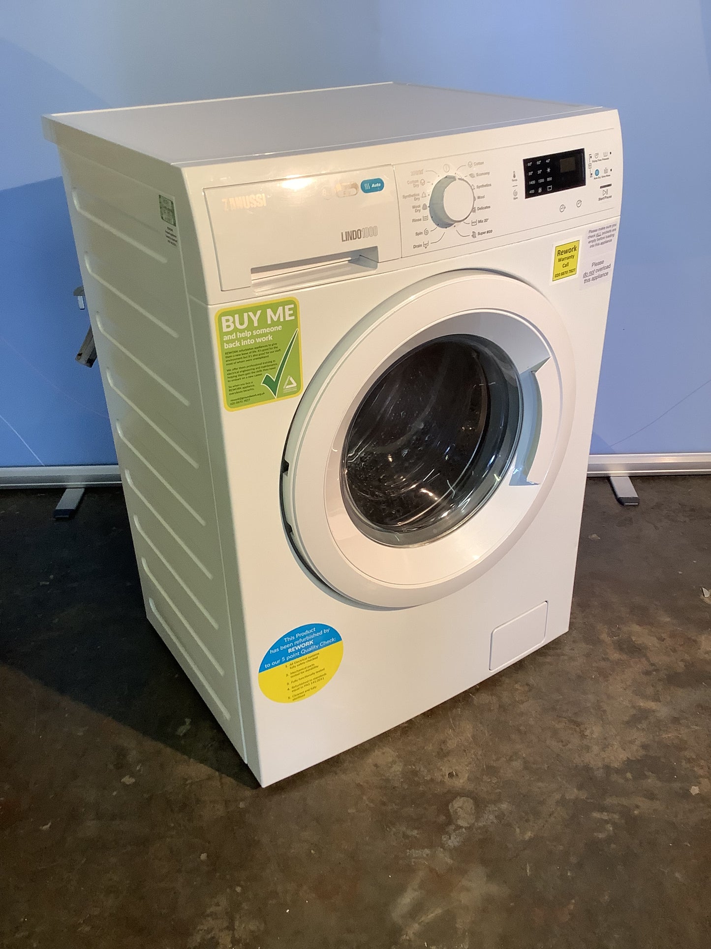 Zanussi 8kg/4kg Washer Dryer ZWD81463W L48384