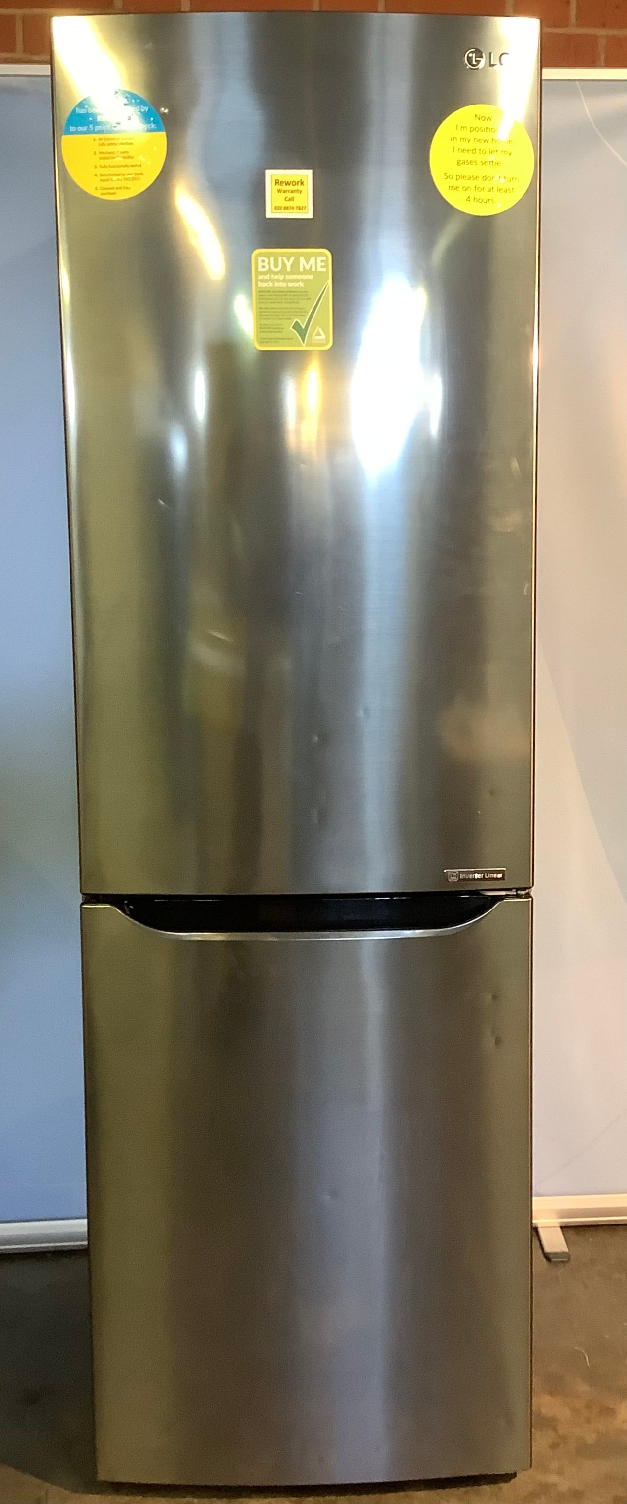 LG Fridge Freezer GBB59PZRZS L48228