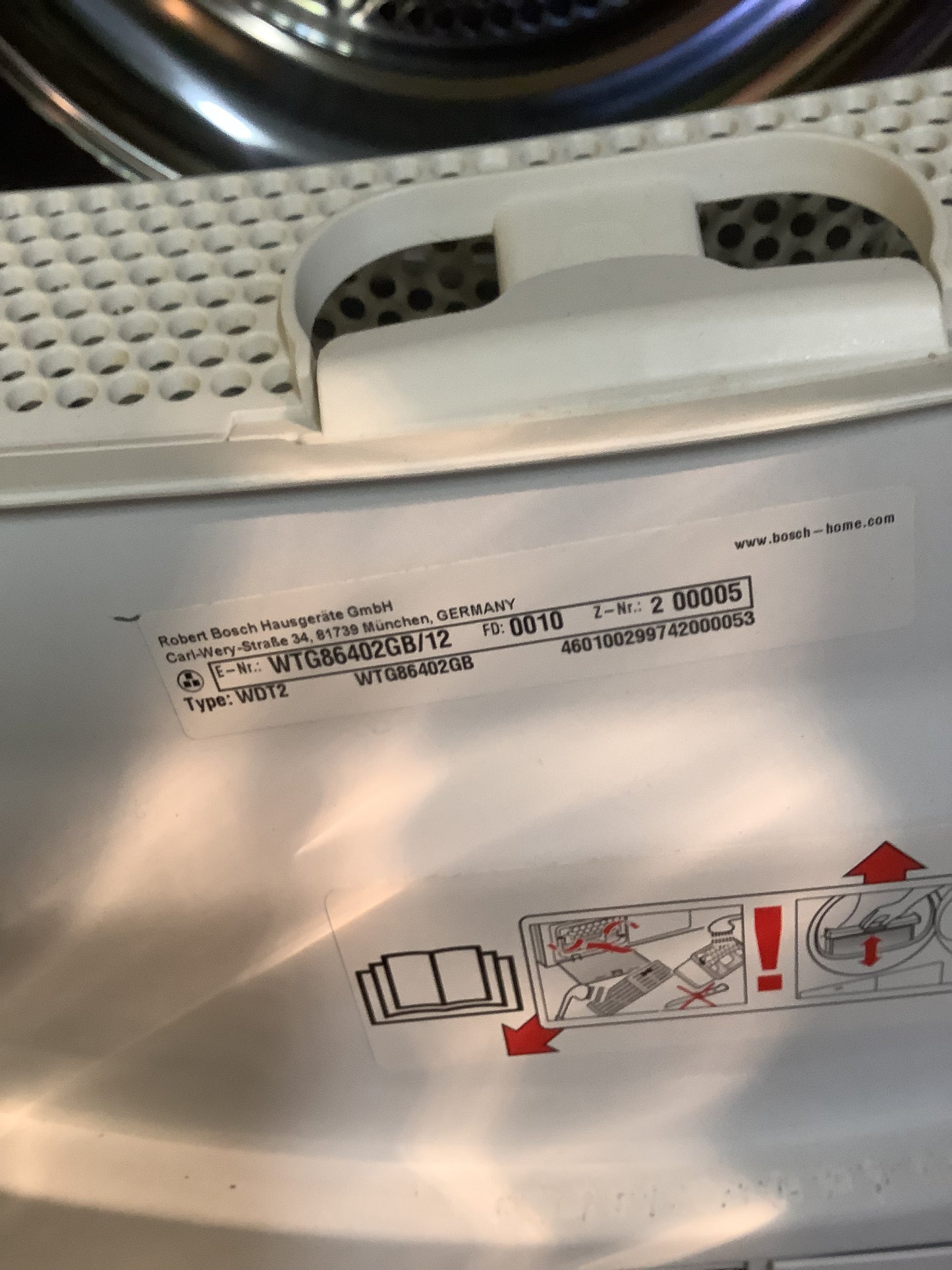 Bosch Tumble Dryer WTG86402GB/12 L46824