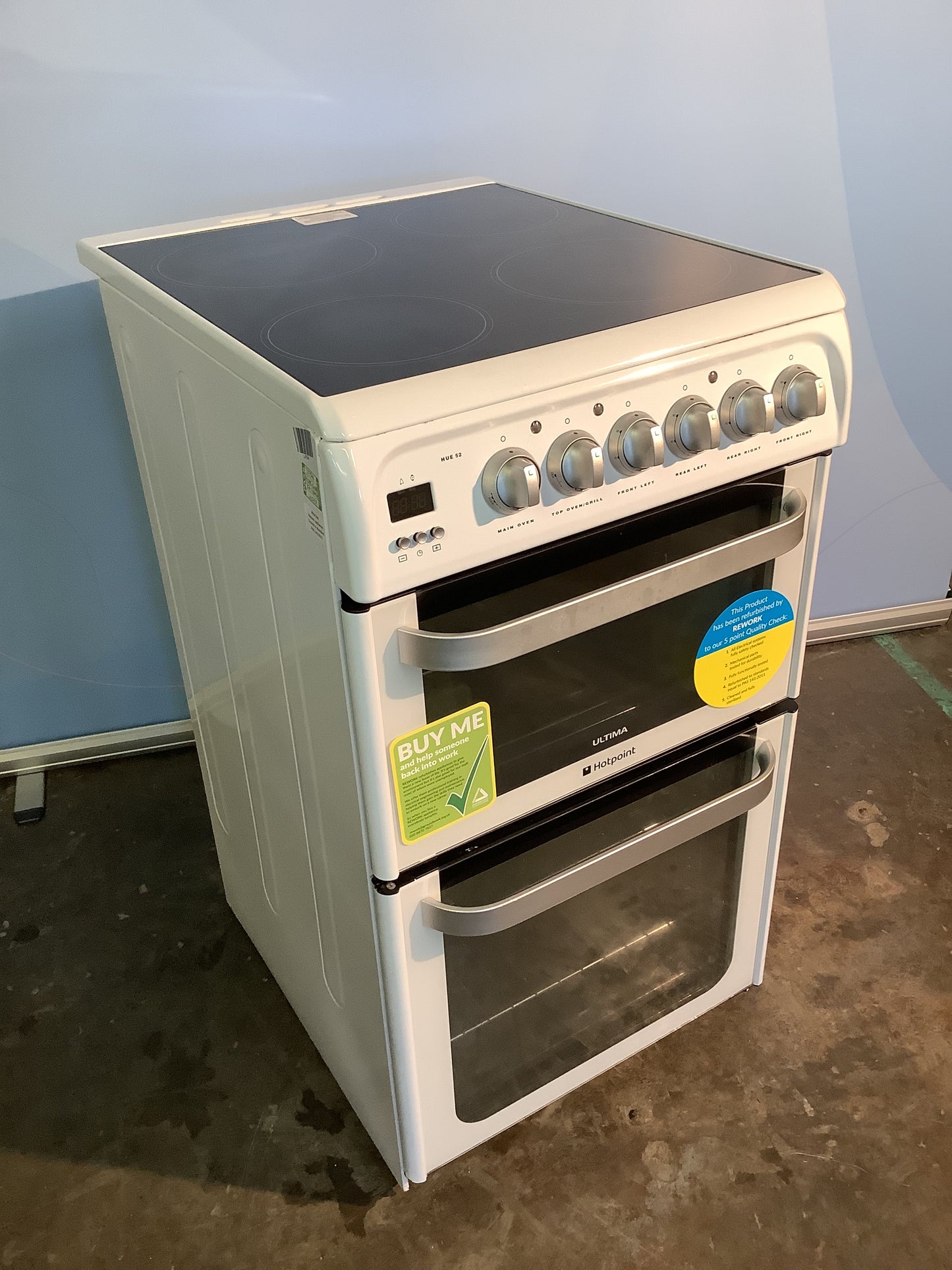 Hotpoint Electric Cooker HUE52P S L47546