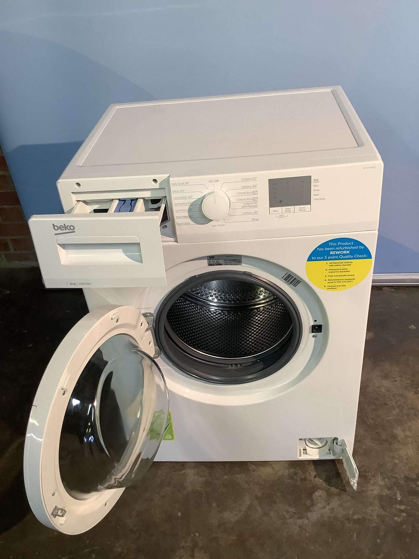 Beko Washing Machine WTG720M1W L47694