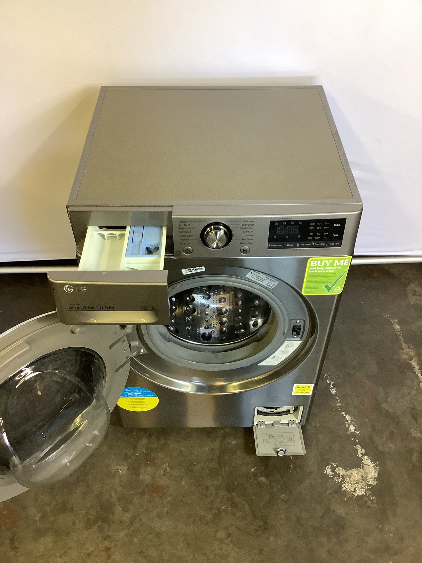 LG Washing Machine 10.5kg F4V310JNE L49162