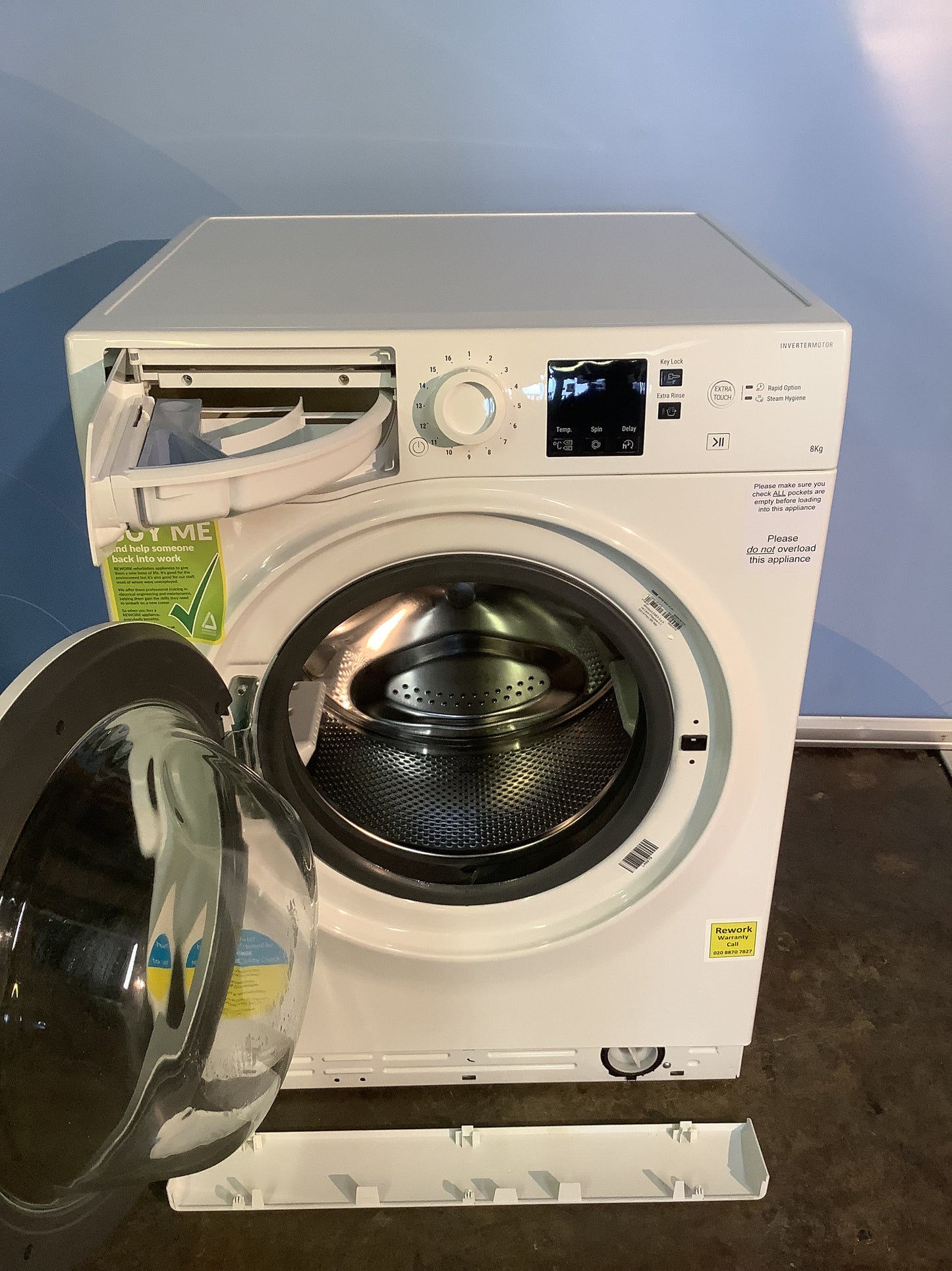 Hotpoint 8kg Washing Machine NSWM843CWUK L48879