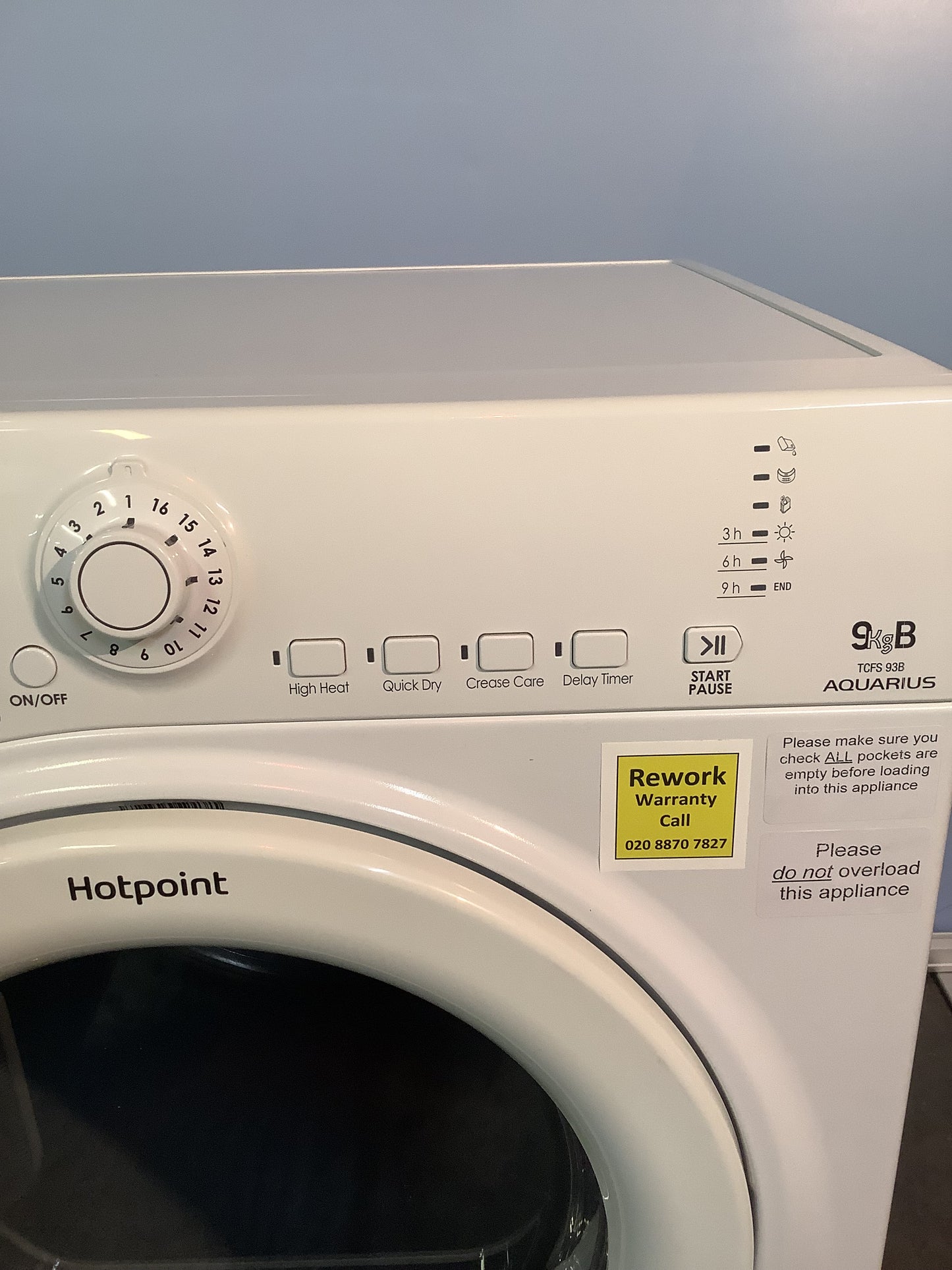 Hotpoint Tumble Dryer TCFC93B L47793