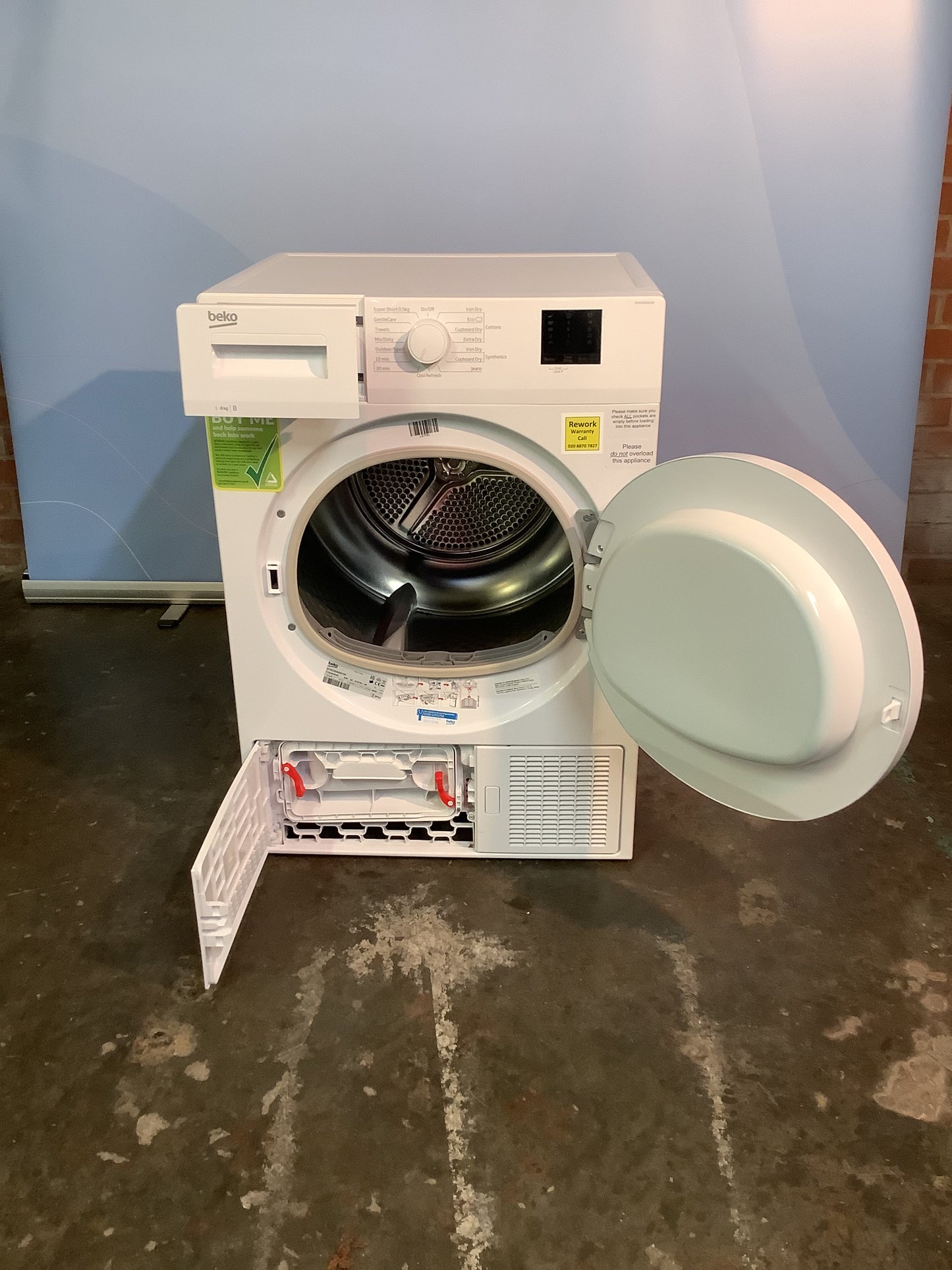 Beko Tumble Dryer DTKCE80021W L47791