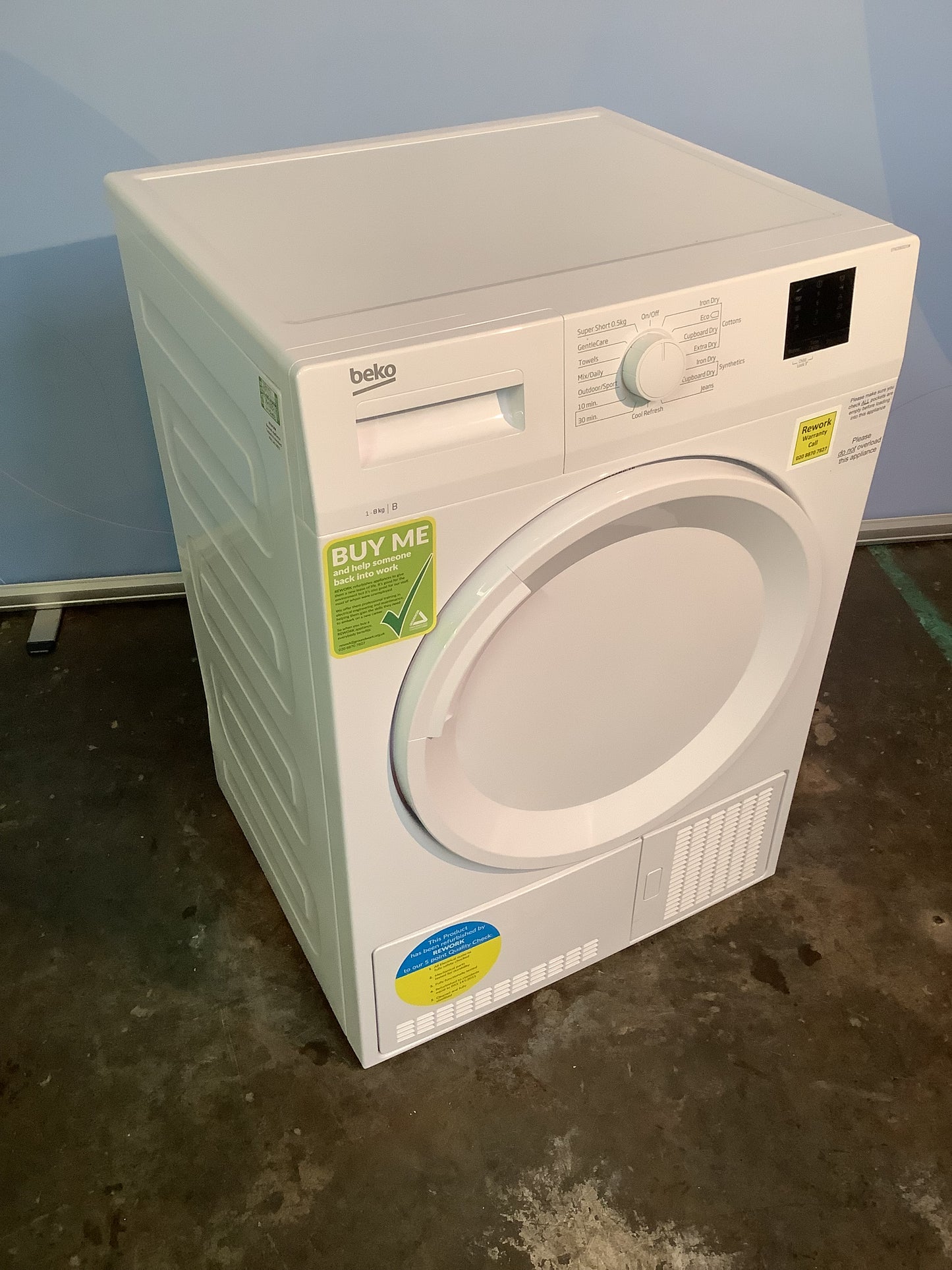 Beko Tumble Dryer DTKCE80021W L47791