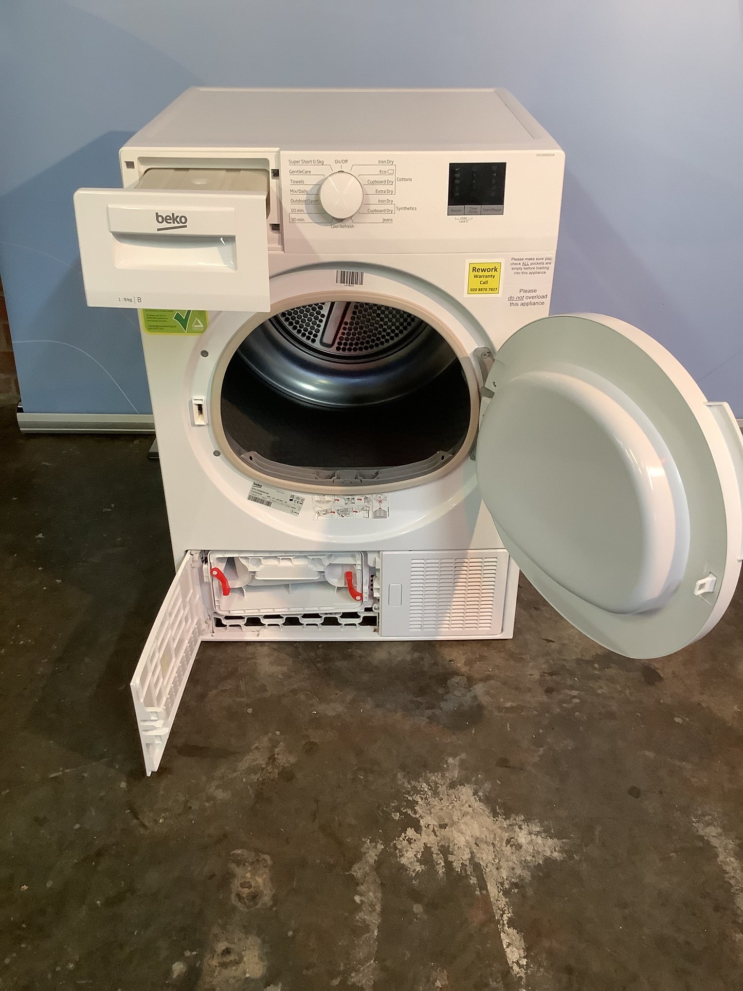 Beko 9kg Tumble Dryer DTLCE90051W L47813
