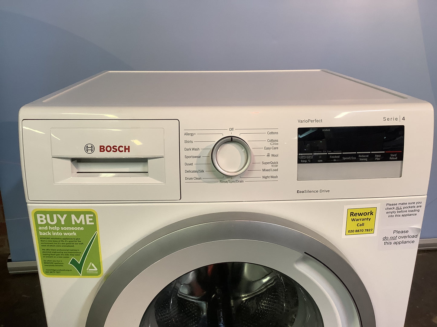 Bosch 8kg Washing Machine WAN28201GB/26 L47738