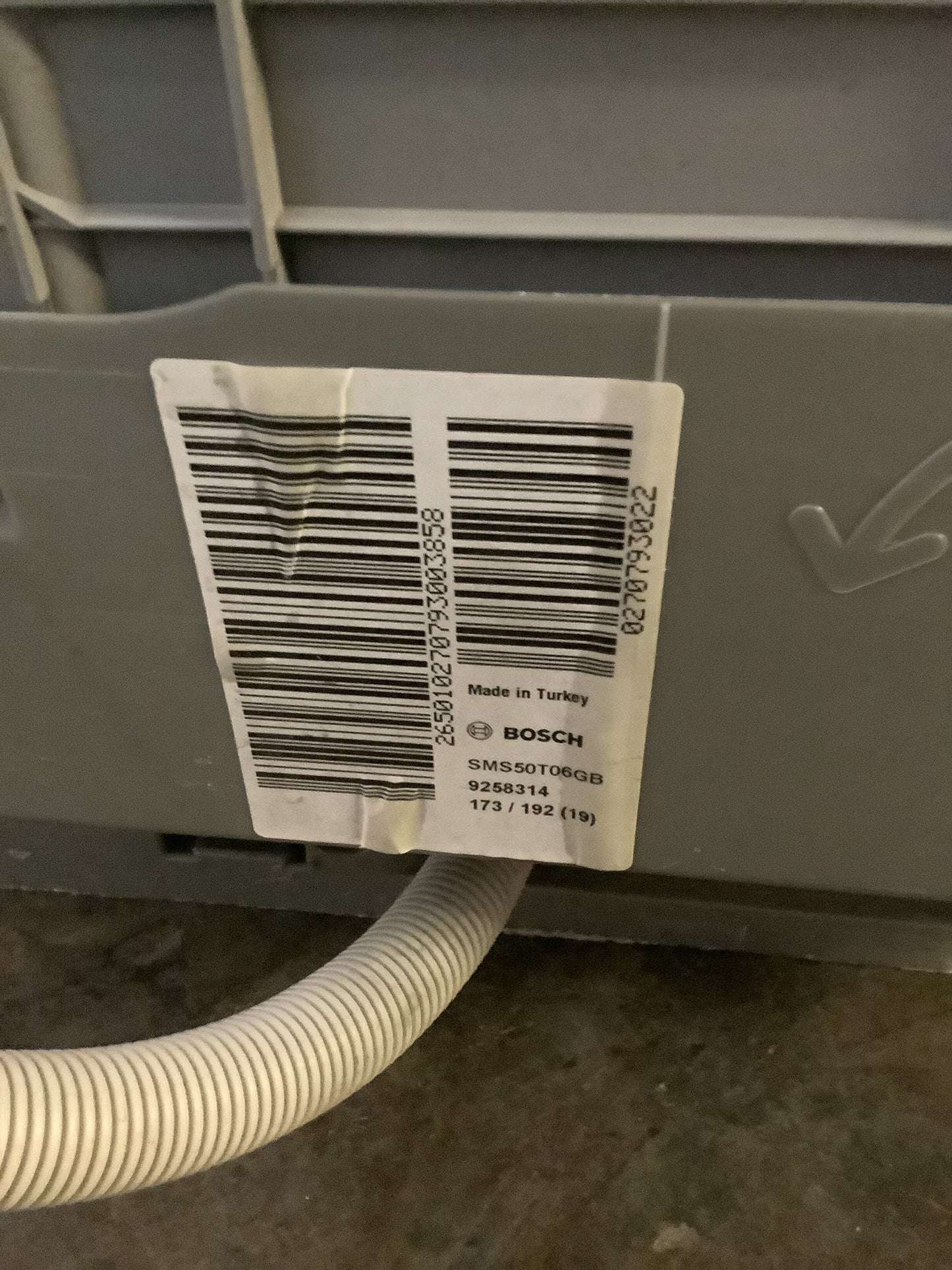 Bosch Dishwasher SMS50TO6GB/35 L47576