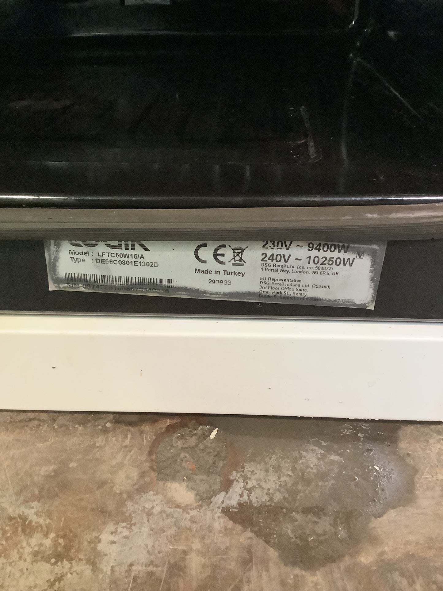 Logik Electric Cooker LFTC60W16 L47746
