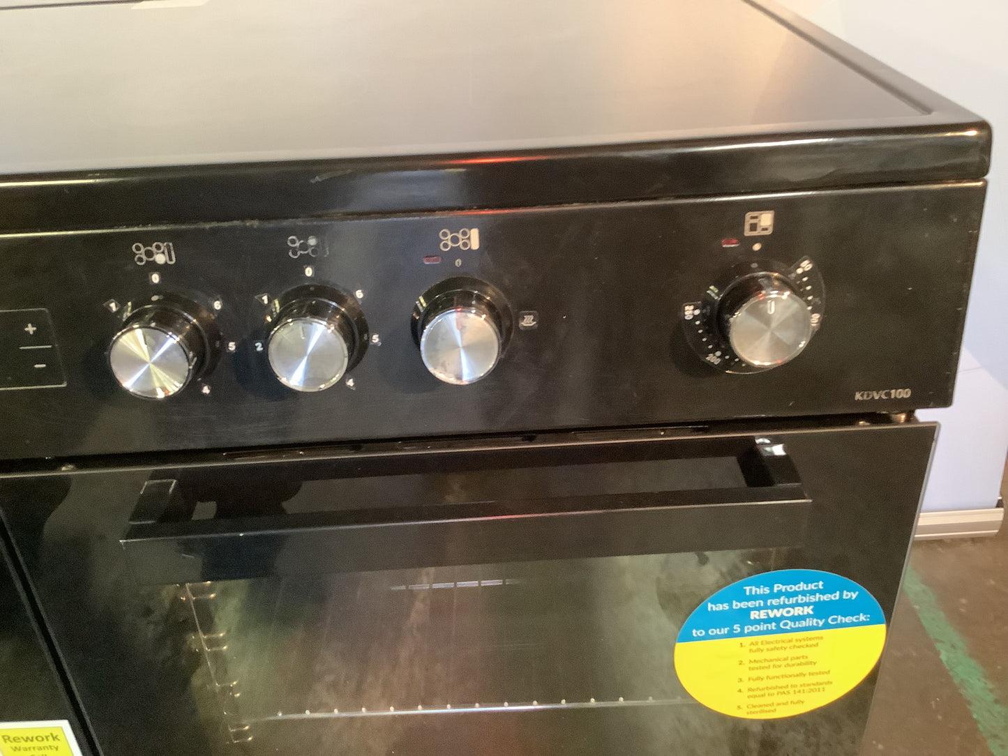 Beko Electric Range Cooker KDVC100K L45899