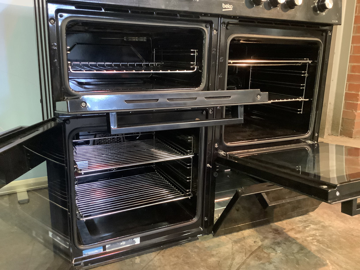 Beko Electric Range Cooker KDVC100K L45899