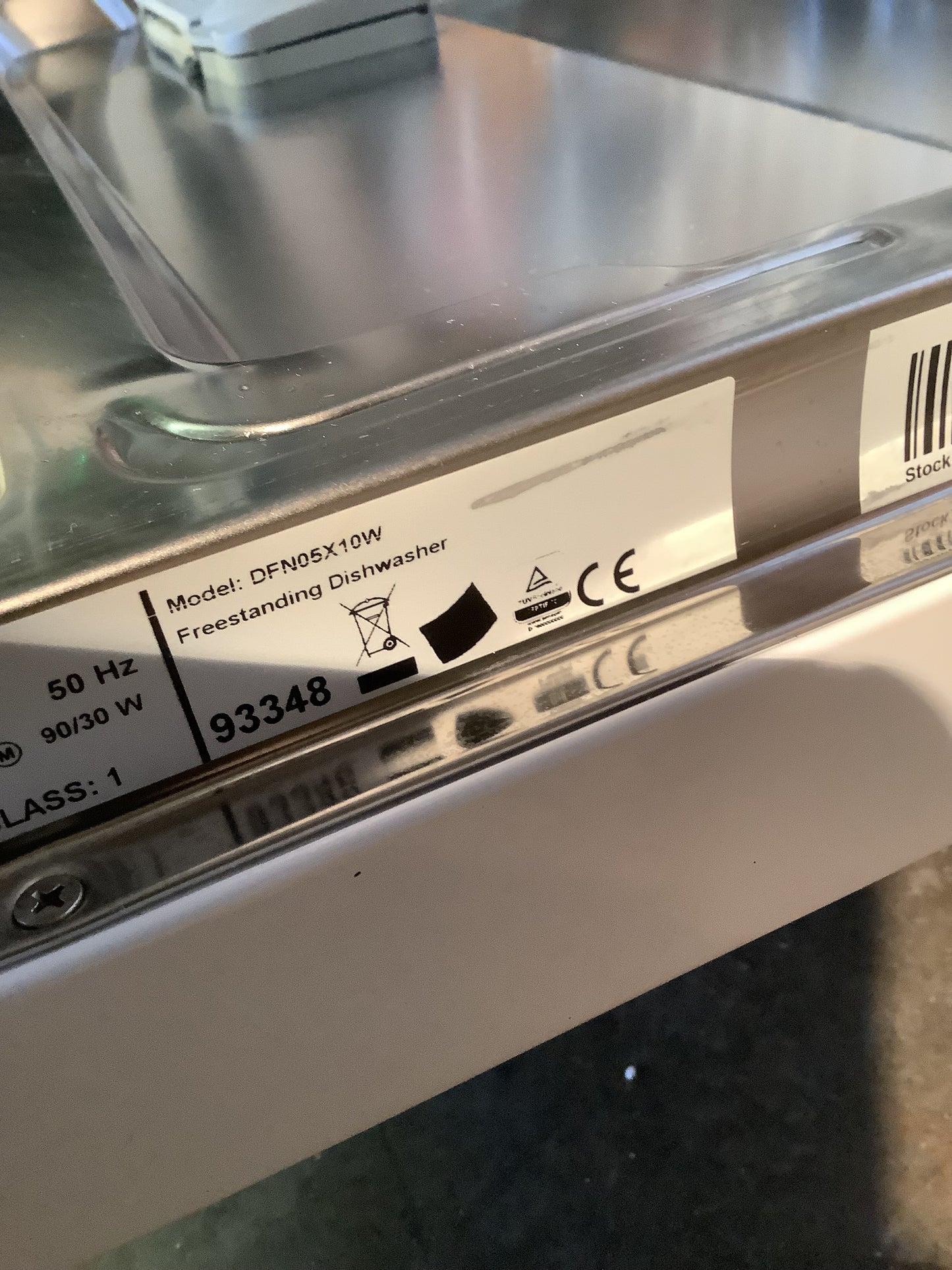 Beko Dishwasher DFN05X10W L48542