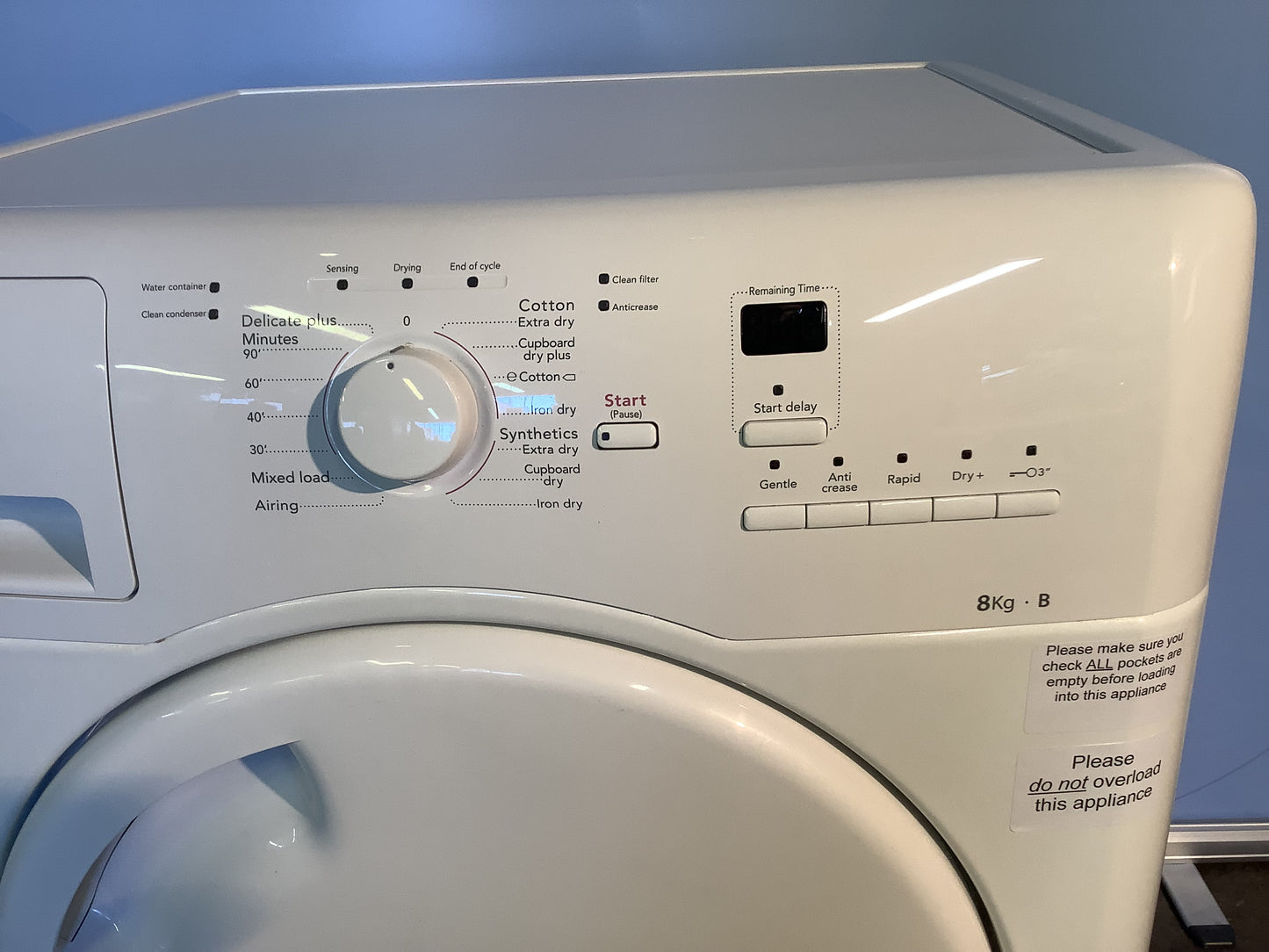 Hotpoint 8kg Tumble Dryer TDWSF83EPZUK L48476