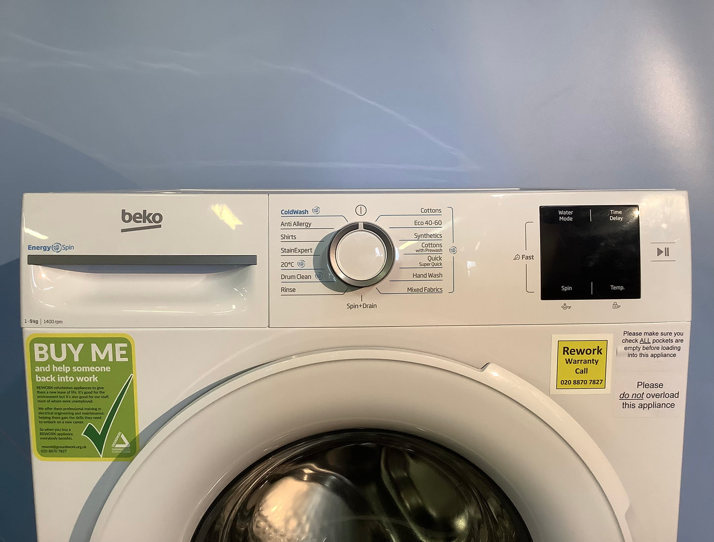 Beko 9kg Washing Machine BM3WT3941W L48909