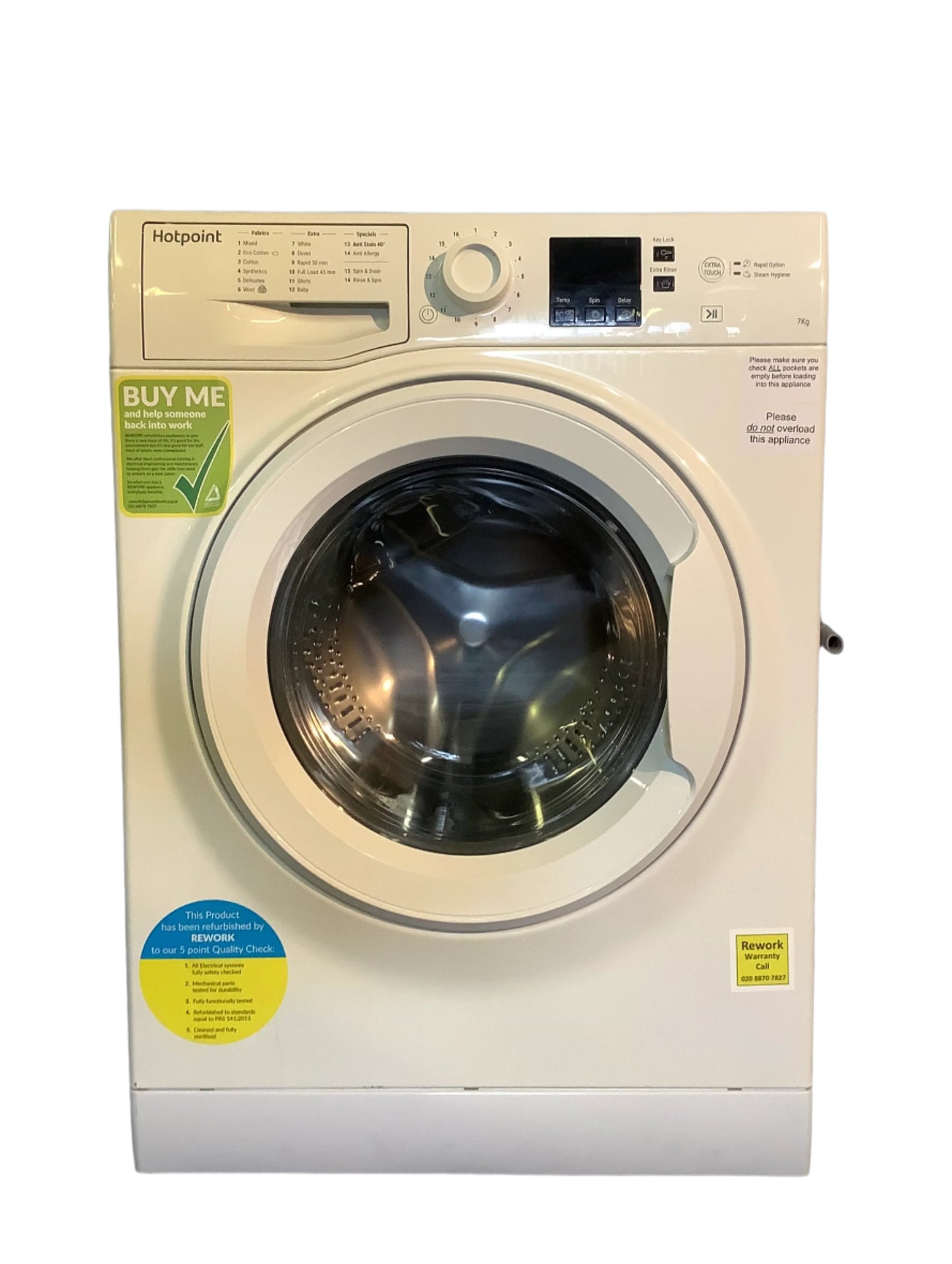 Hotpoint 7kg Washing Machine NSWR743UWK L48880
