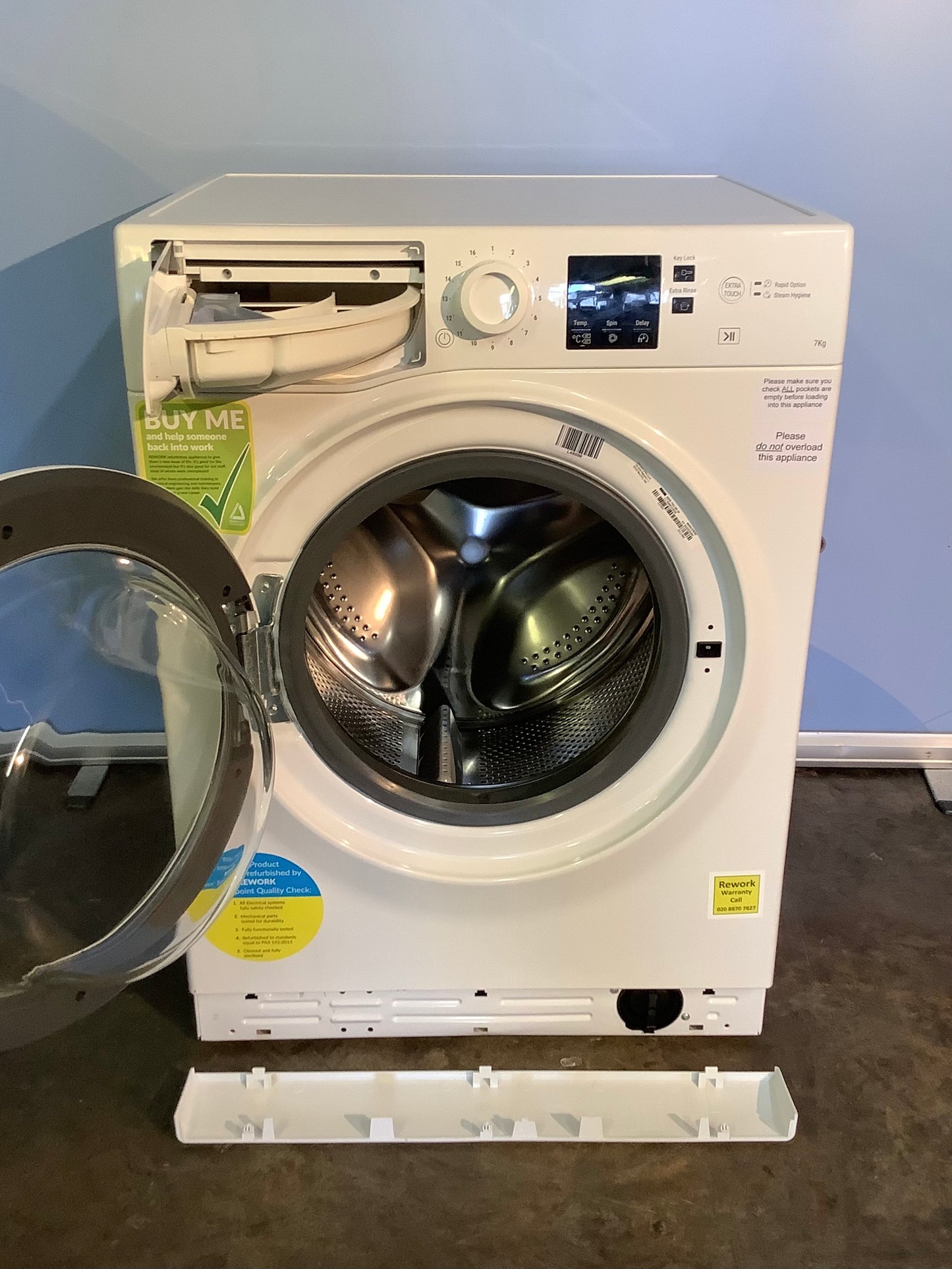 Hotpoint 7kg Washing Machine NSWR743UWK L48880