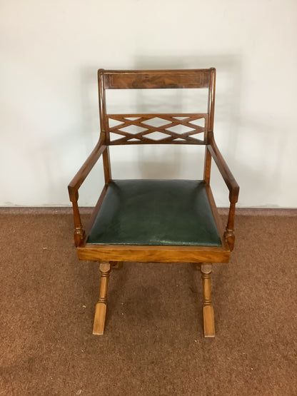 X Frame Campaigne Style Chair F27501