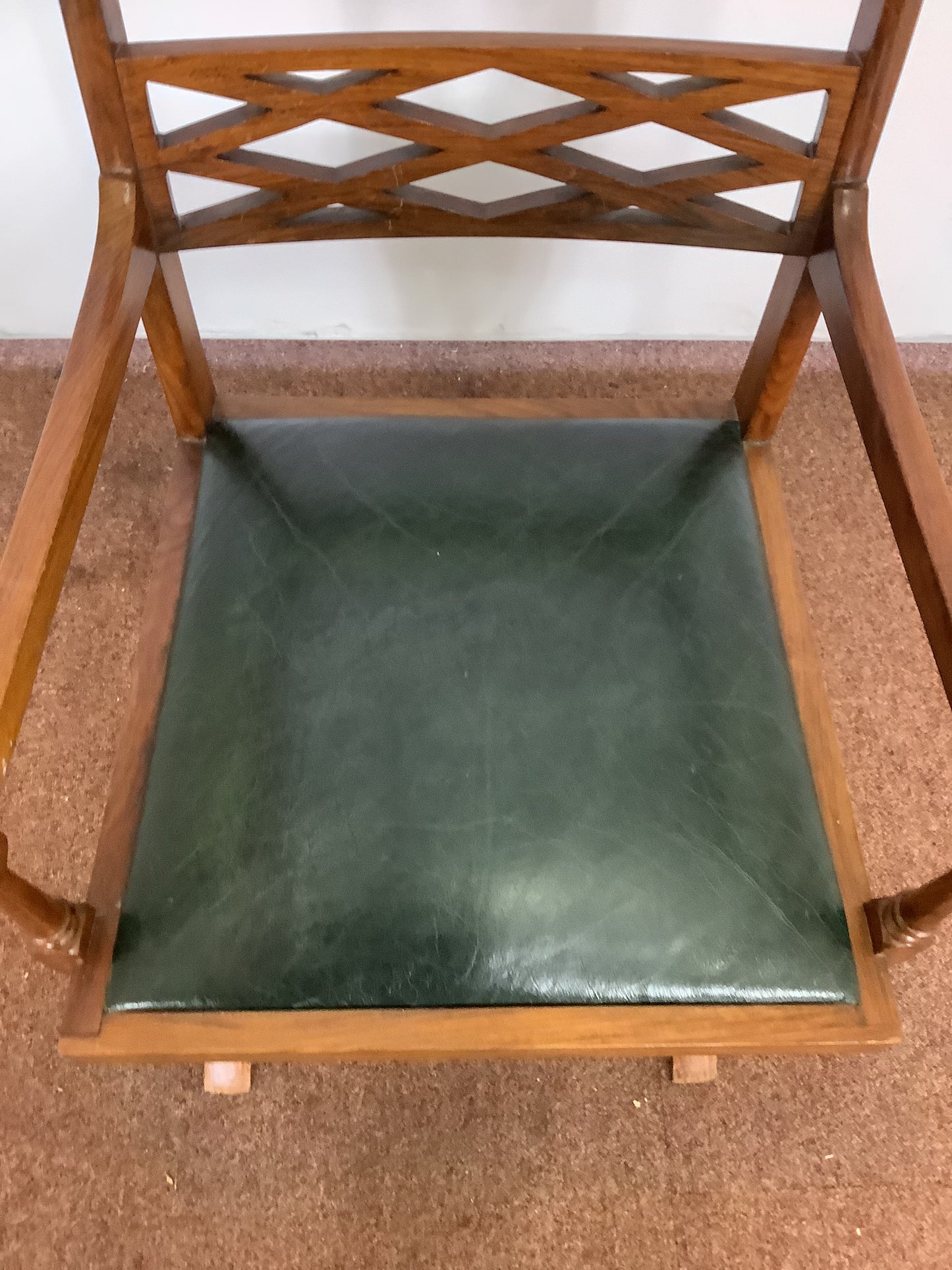 X Frame Campaigne Style Chair F27501