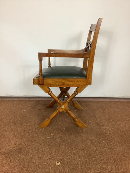 X Frame Campaigne Style Chair F27501