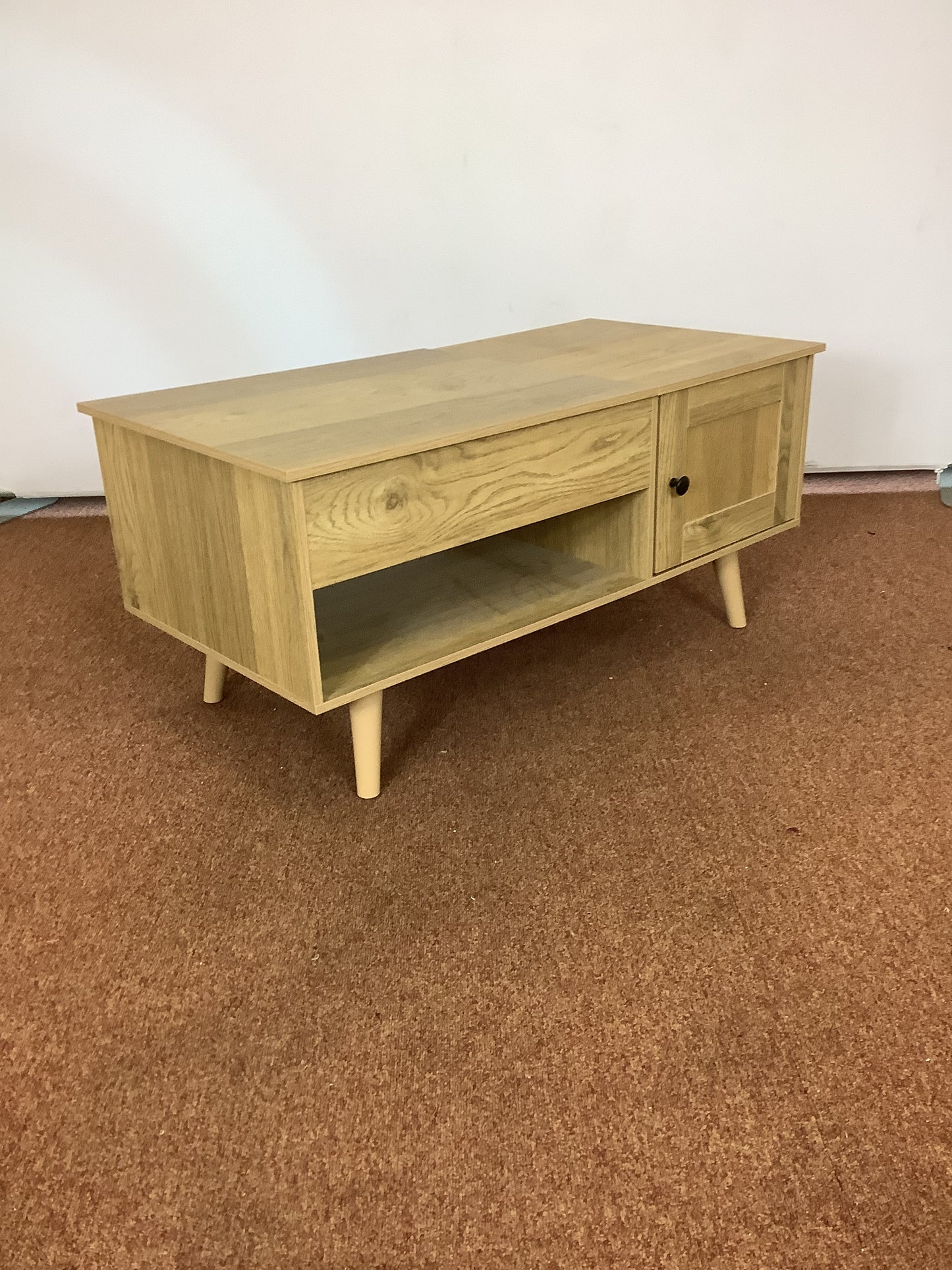 FDS Lift Top Coffee Table with Storage, natural F27503