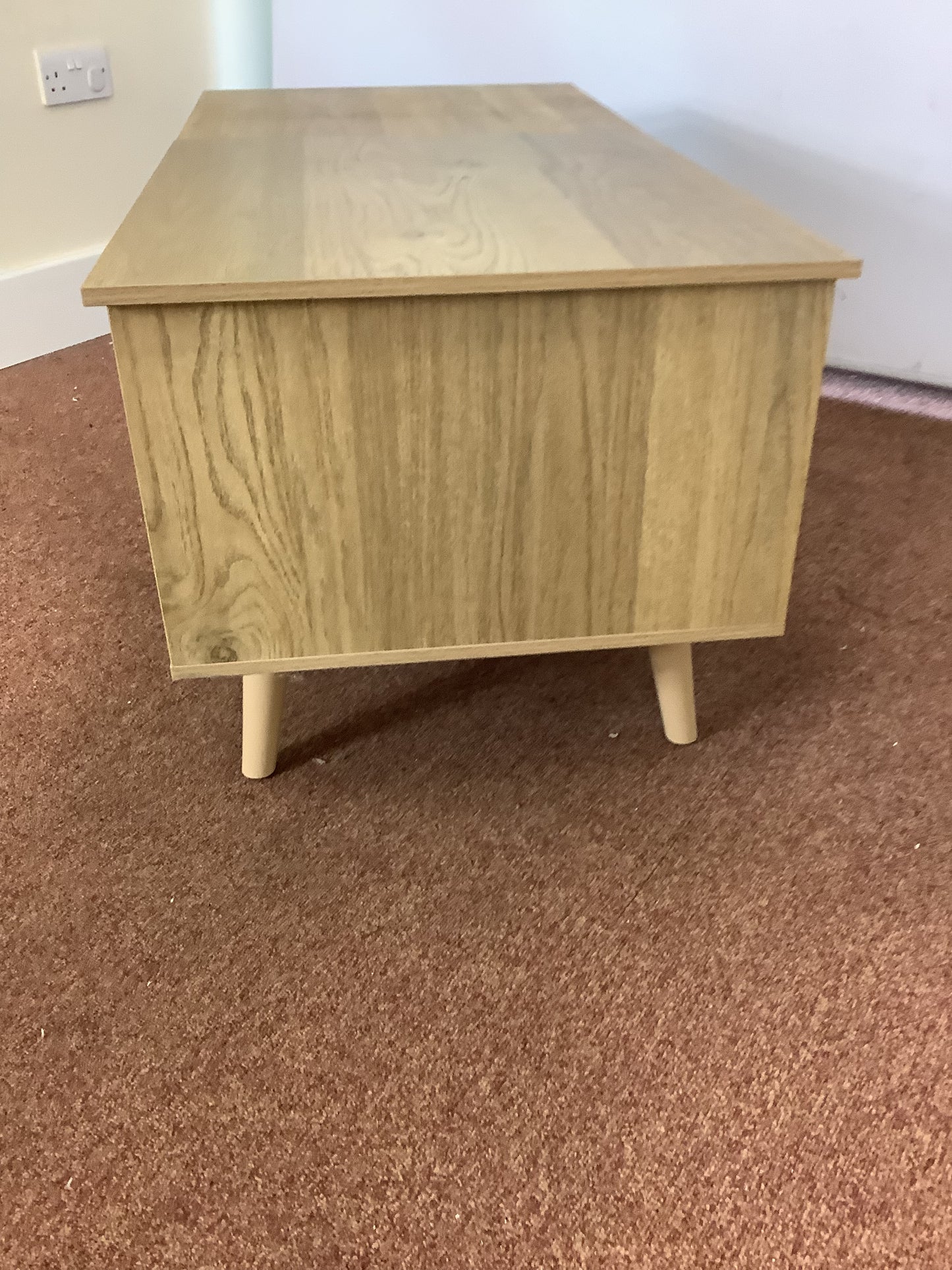 FDS Lift Top Coffee Table with Storage, natural F27503